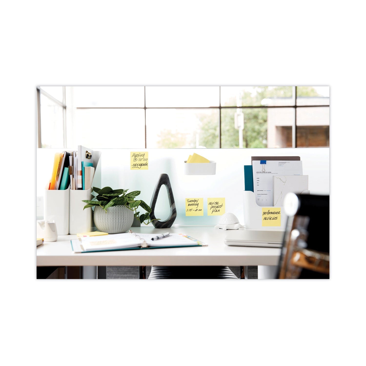 Post-it® Notes Super Sticky Pads in Canary Yellow, Cabinet Pack, 3" x 3", 90 Sheets/Pad, 24 Pads/Pack