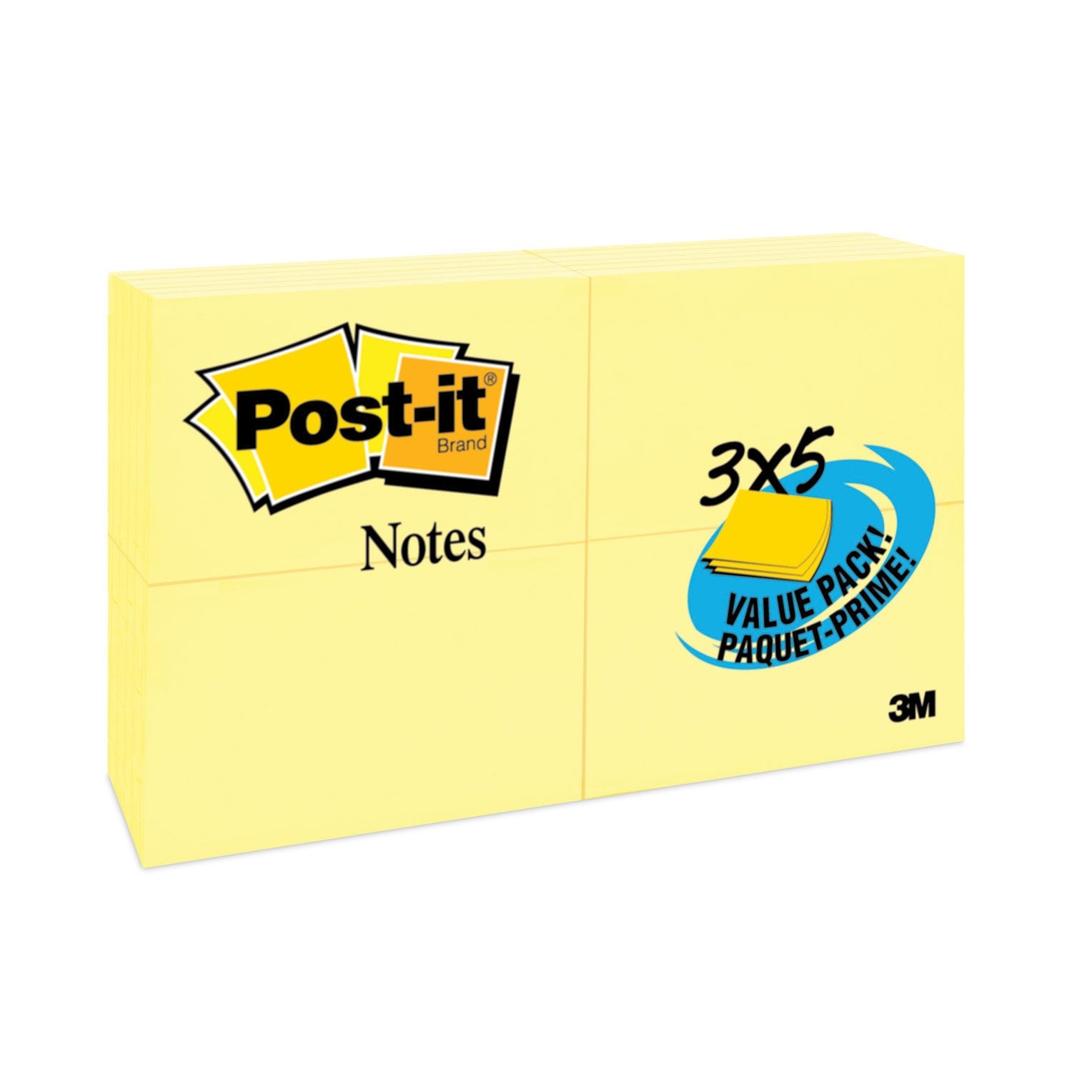 Post-it® Notes Original Pads | 3x5 | 24-Pack