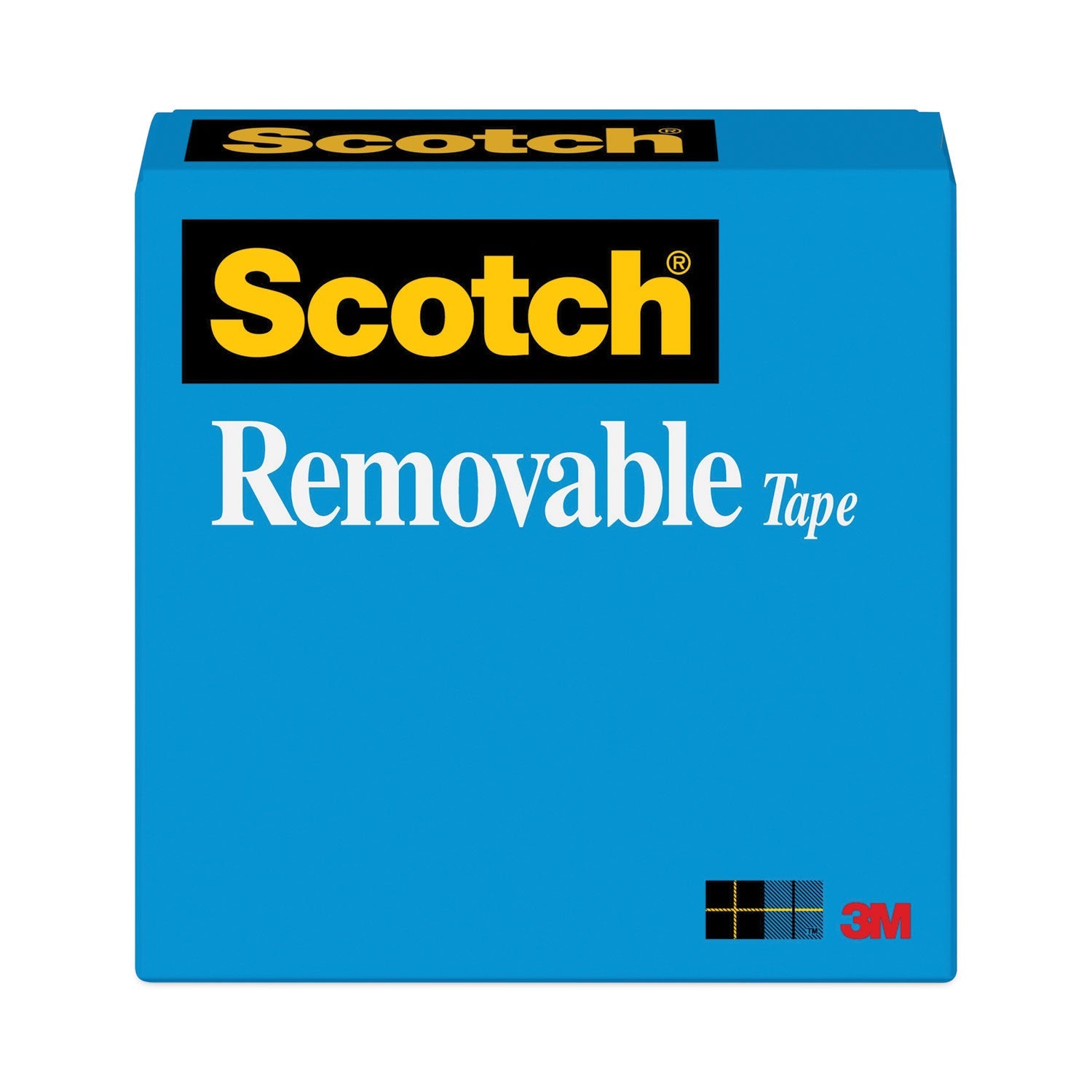 Scotch® Removable Tape, 1" Core, 0.75" X 36 Yds, Transparent