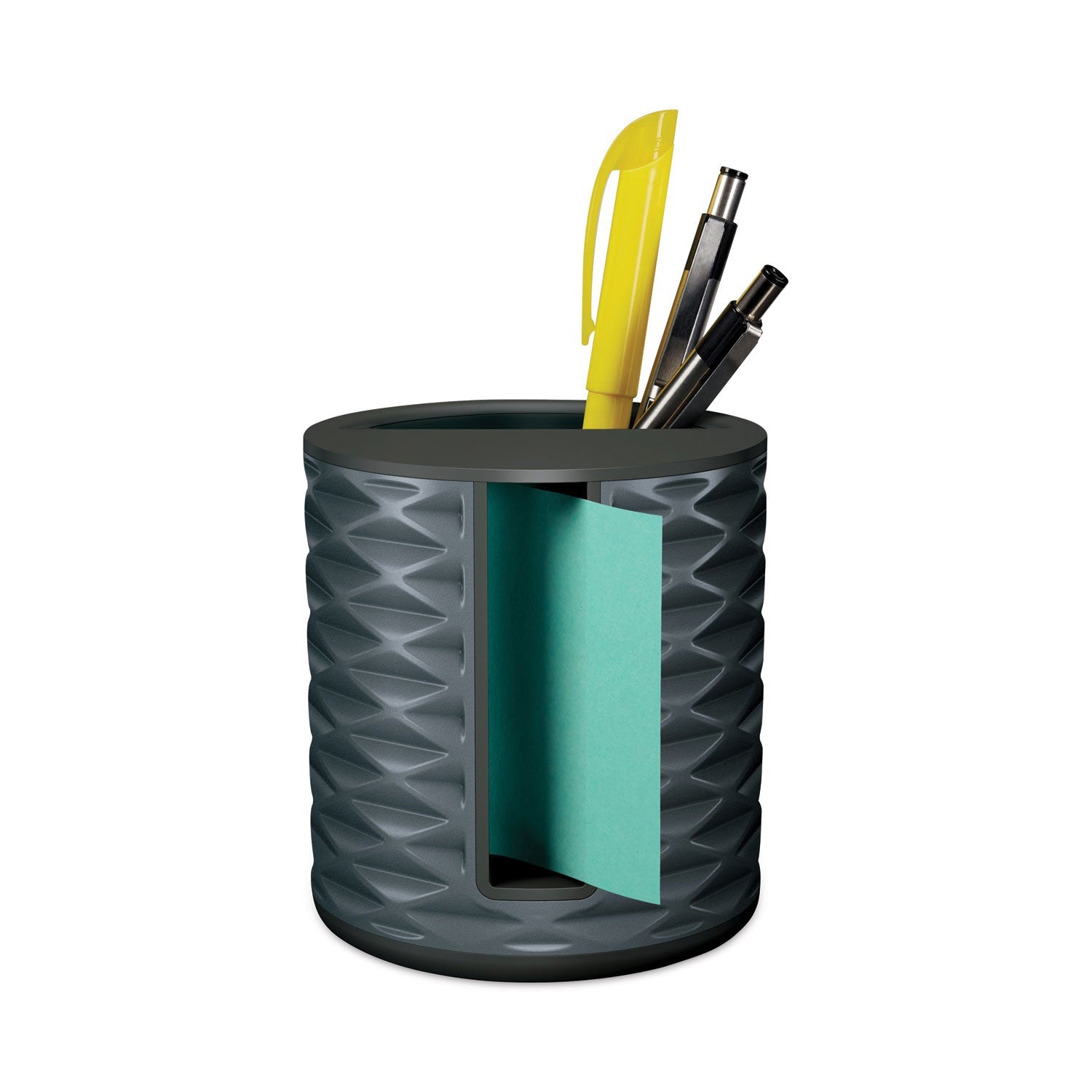 Post-it® Pop-up Notes Super Sticky Vertical Pop-up Note Dispenser, For 3 x 3 Pads, Black