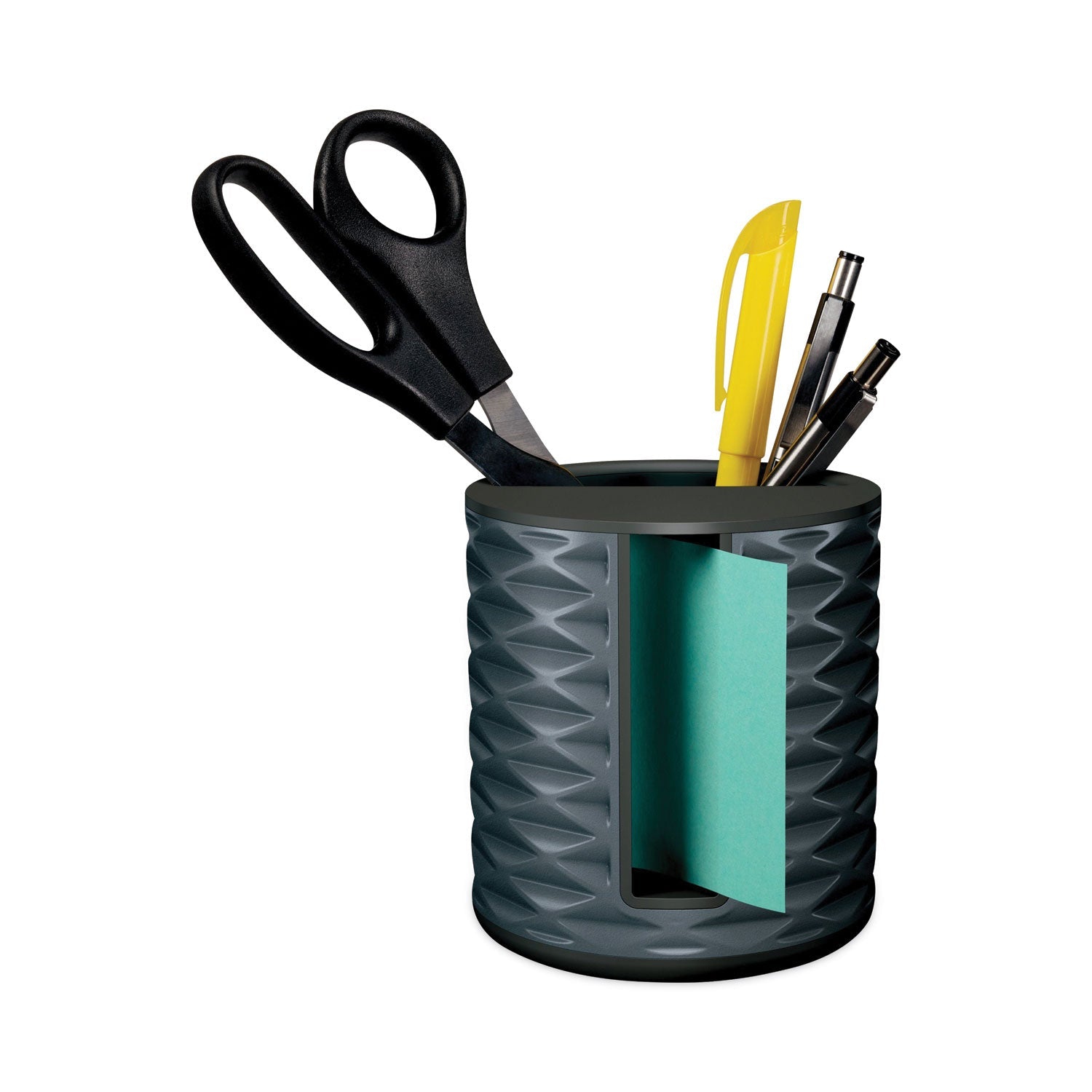 Post-it® Pop-up Notes Super Sticky Vertical Pop-up Note Dispenser, For 3 x 3 Pads, Black