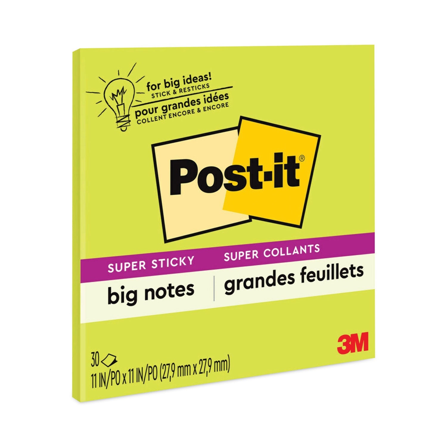Post-it® Super Sticky Big Notes | 11 x 11