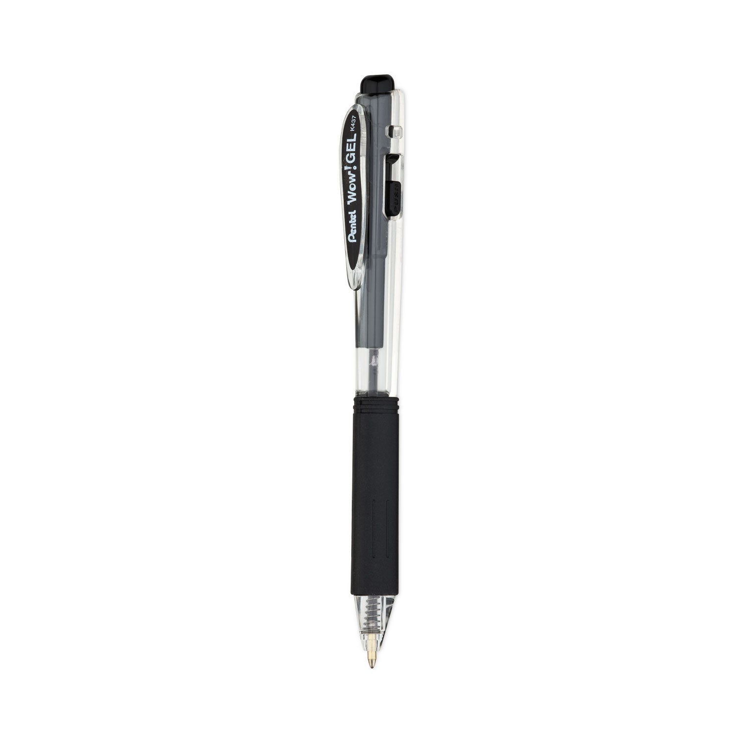 WOW! Gel Pen | Black, Medium, 24/Pack, Pentel®
