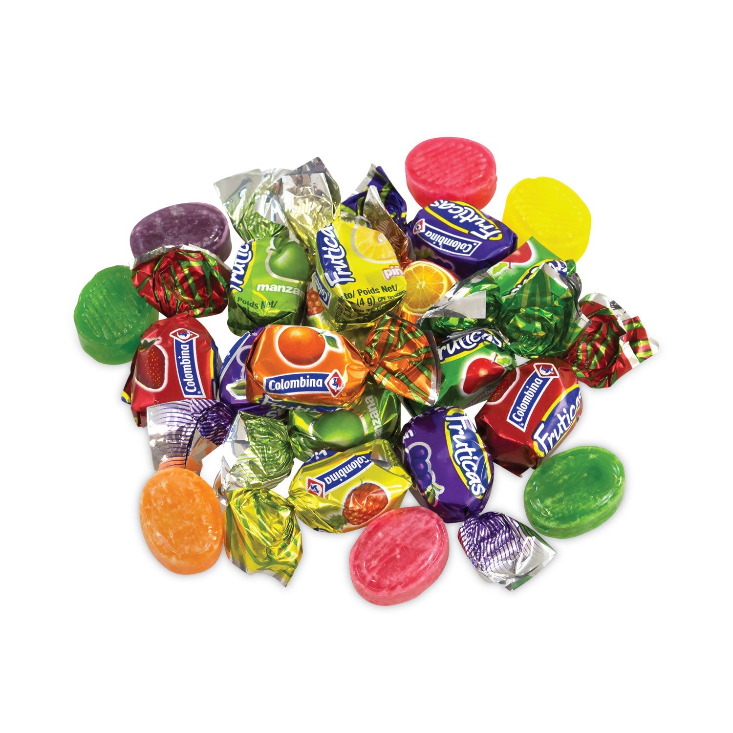 Colombina Fancy Filled Hard Candy Assortment, Variety, 5 lb Bag, Approx. 420 Pieces - Bloom Skins