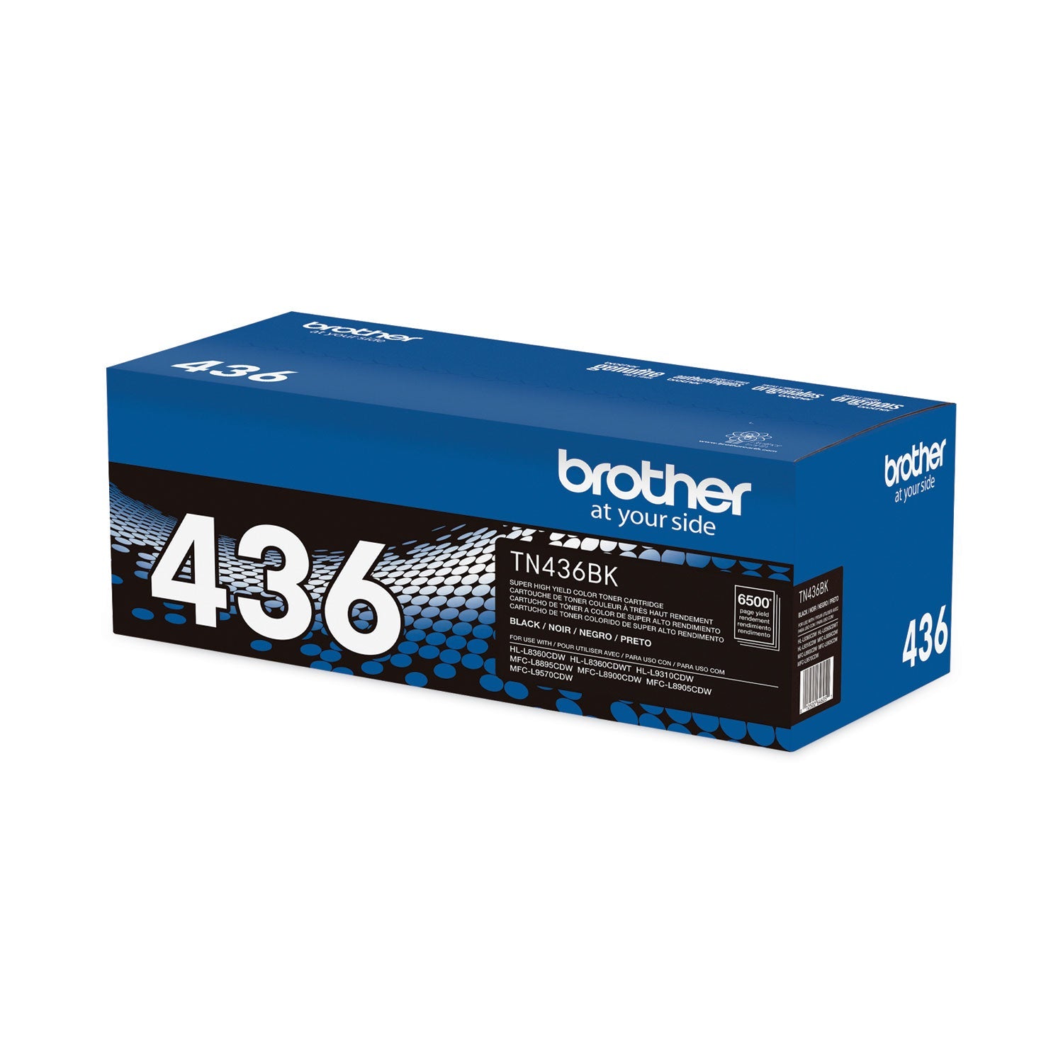 Brother Tn436bk Super High-Yield Toner, 6,500 Page-Yield, Black