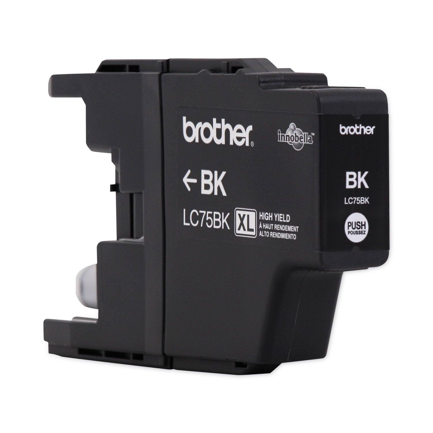 Brother Lc75bk Innobella High-Yield Ink, 600 Page-Yield, Black