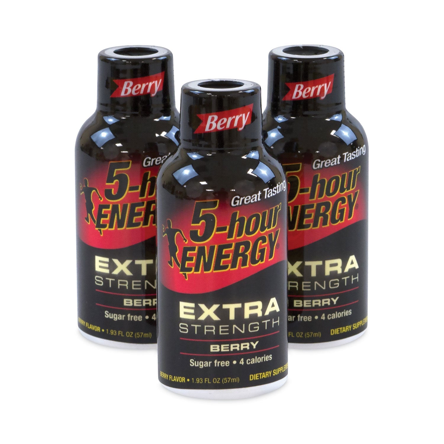 5-hour ENERGY® Extra Strength Energy Drink, Berry, 1.93 oz Bottle, 24/Carton