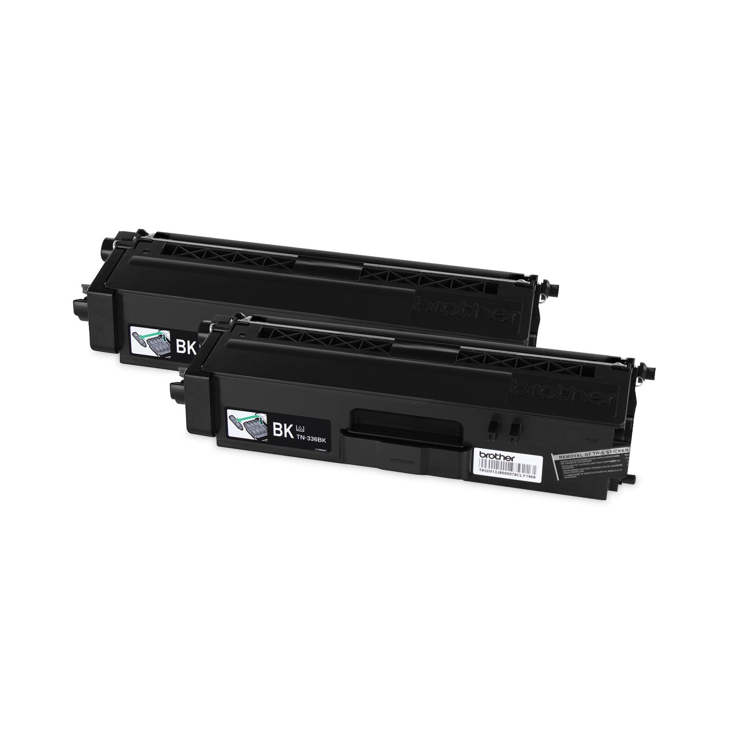 Brother Tn3362pk High-Yield Toner, 4,000 Page-Yield, Black, 2/pack