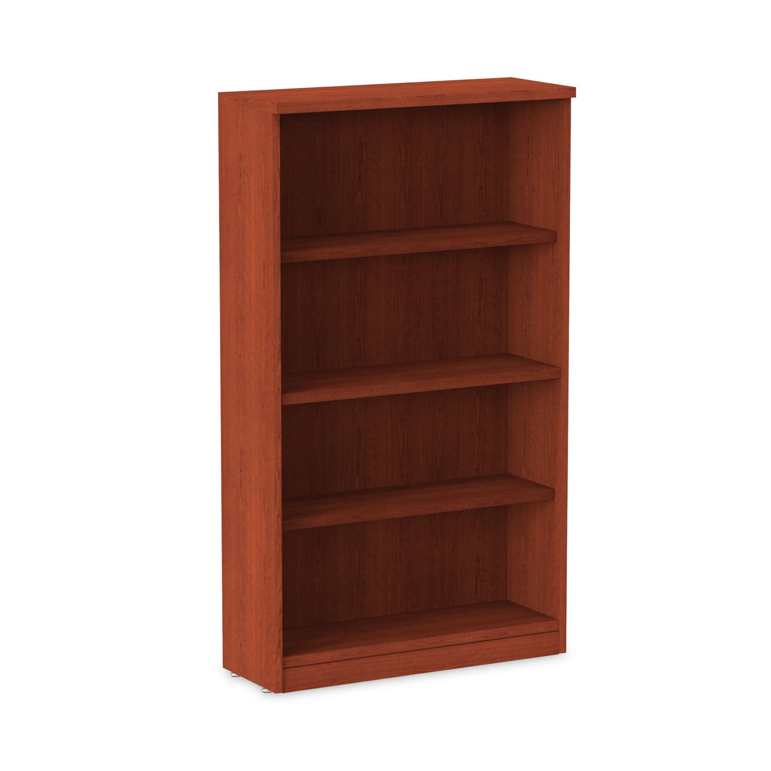 Alera® Alera Valencia Series Bookcase, Four-Shelf, 31.75w x 14d x 54.88h, Medium Cherry