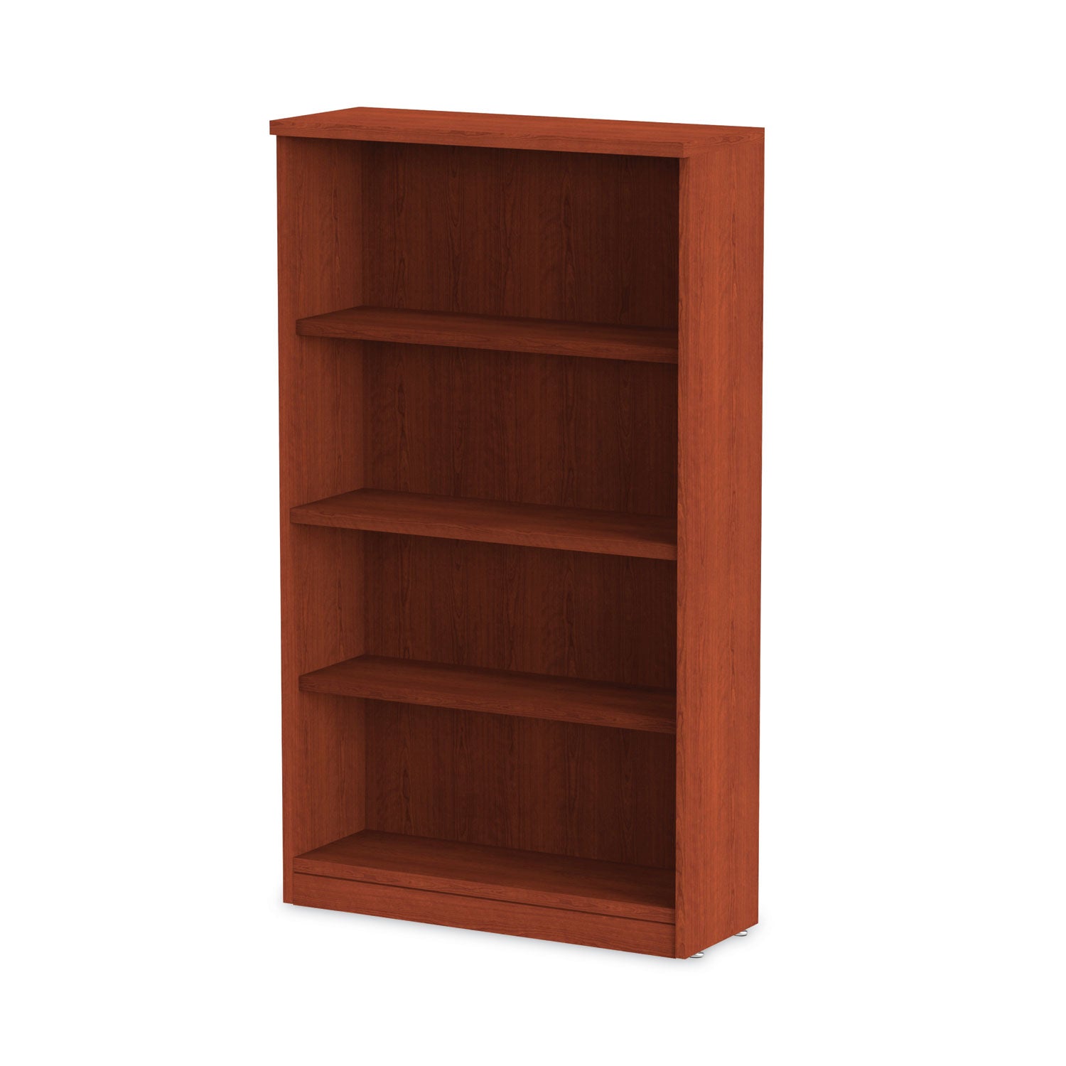 Alera® Alera Valencia Series Bookcase, Four-Shelf, 31.75w x 14d x 54.88h, Medium Cherry - Bloom Skins