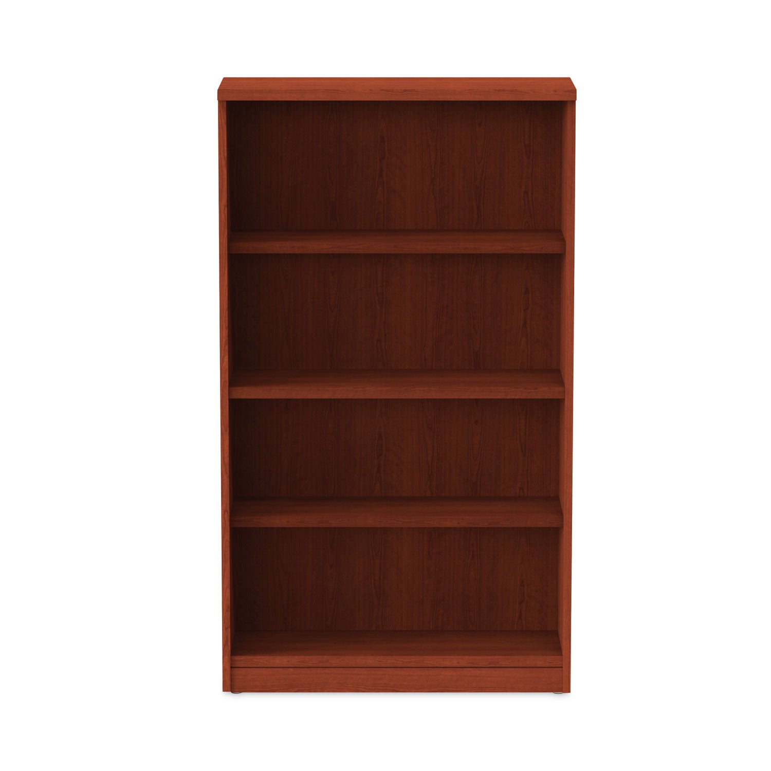 Alera® Alera Valencia Series Bookcase, Four-Shelf, 31.75w x 14d x 54.88h, Medium Cherry - Bloom Skins