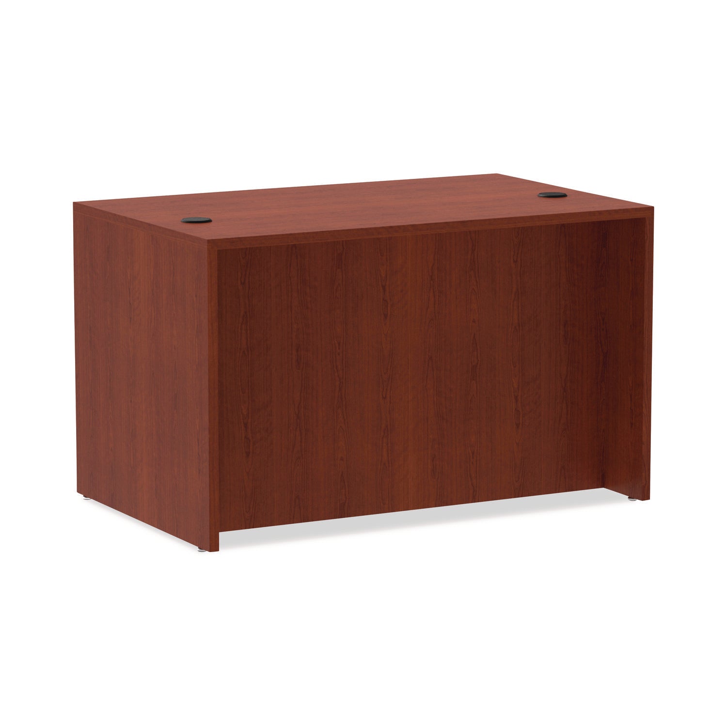 Alera® Alera Valencia Series Straight Front Desk Shell, 47.25" X 29.5" X 29.63", Medium Cherry