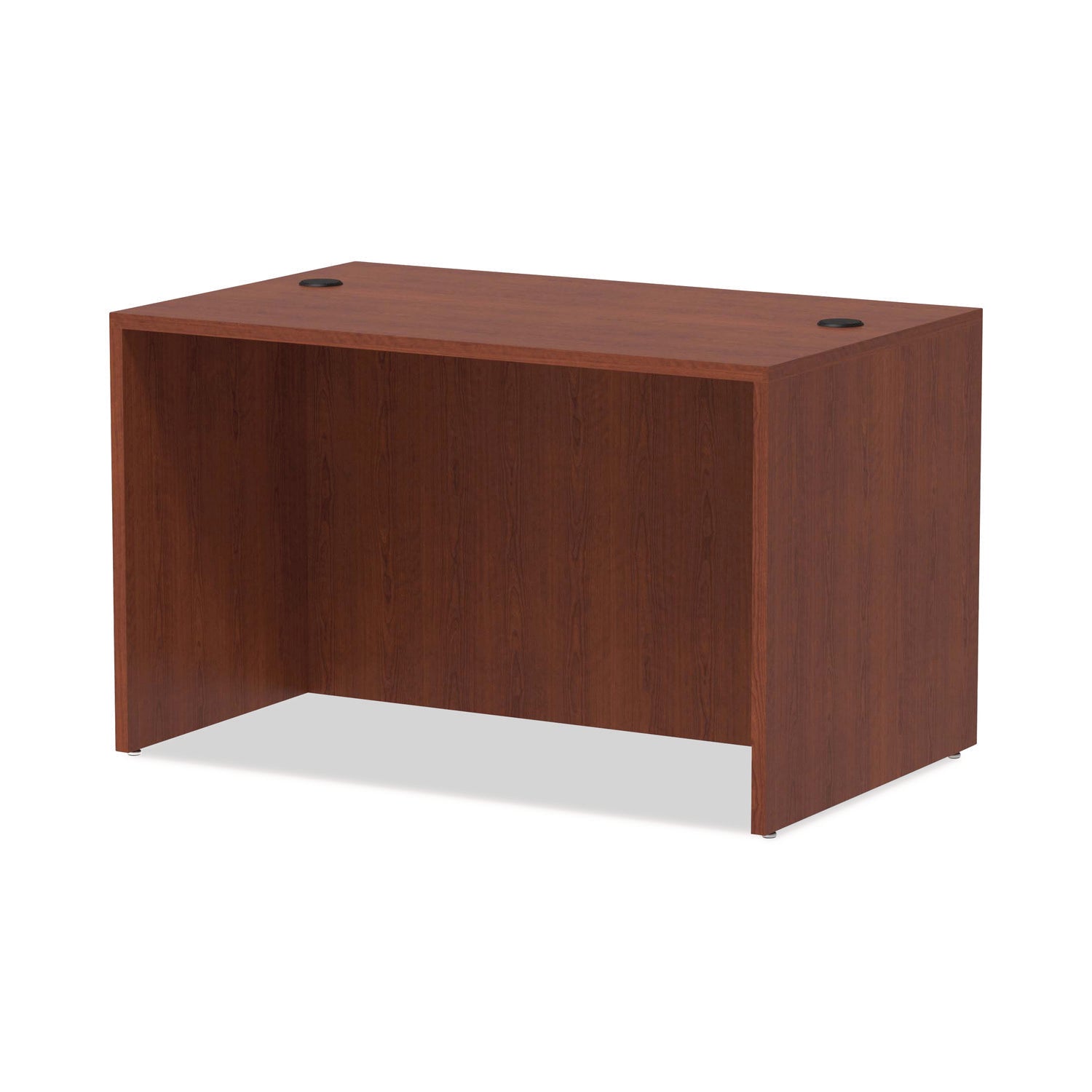 Alera® Alera Valencia Series Straight Front Desk Shell, 47.25" X 29.5" X 29.63", Medium Cherry