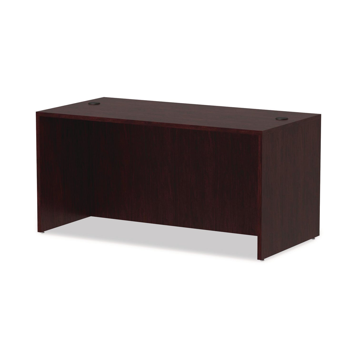 Alera® Alera Valencia Series Straight Front Desk Shell, 59.13" X 29.5" X 29.63", Mahogany