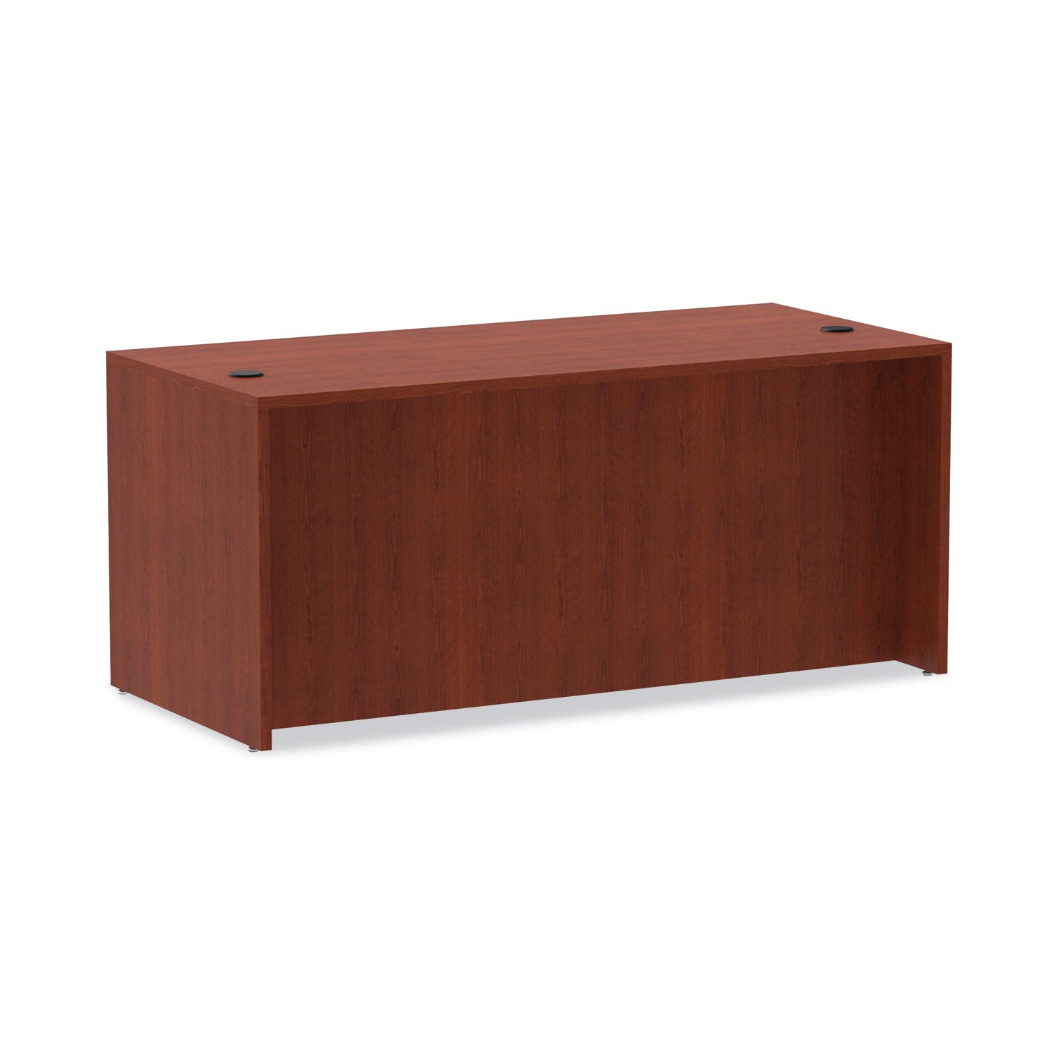 Alera® Alera Valencia Series Straight Front Desk Shell, 65" X 29.5" X 29.63", Medium Cherry