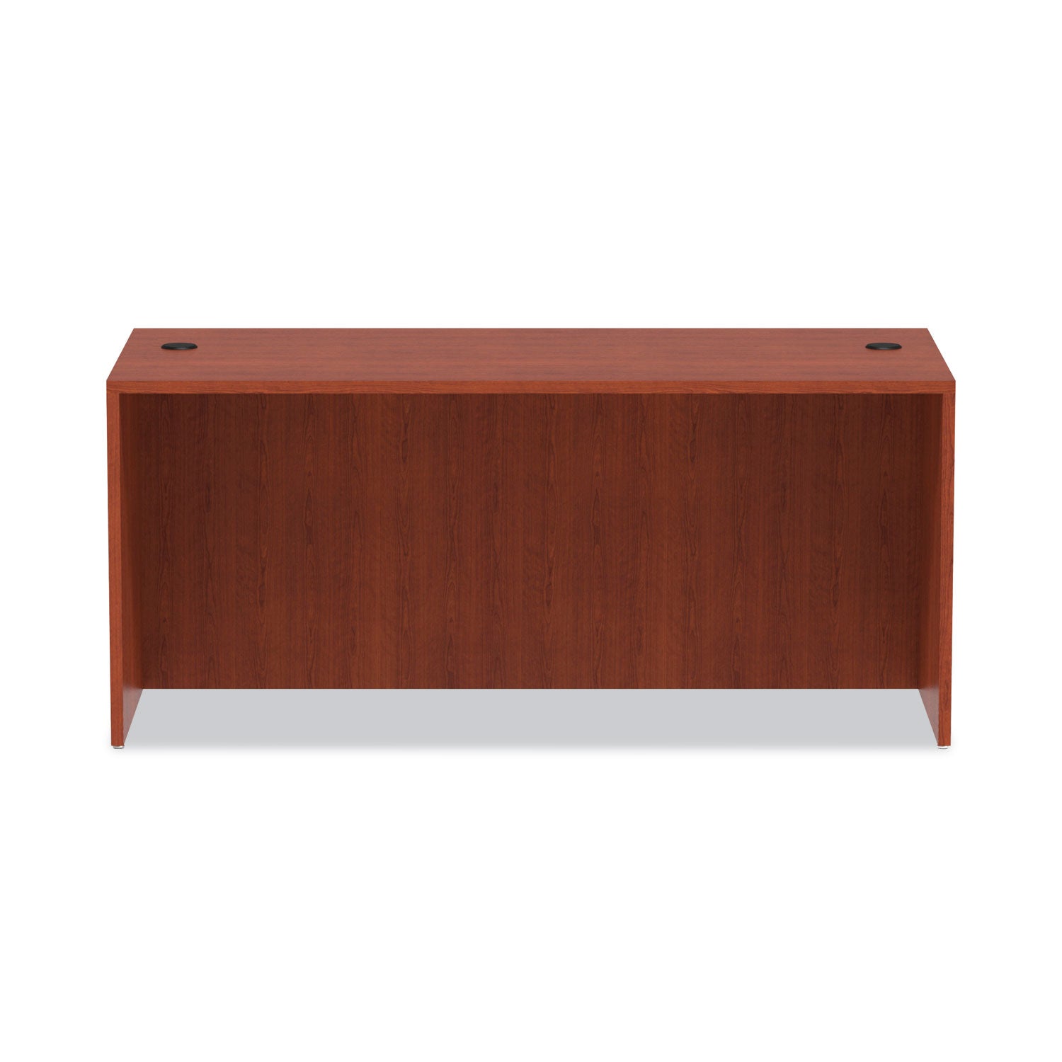 Alera® Alera Valencia Series Straight Front Desk Shell, 65" X 29.5" X 29.63", Medium Cherry