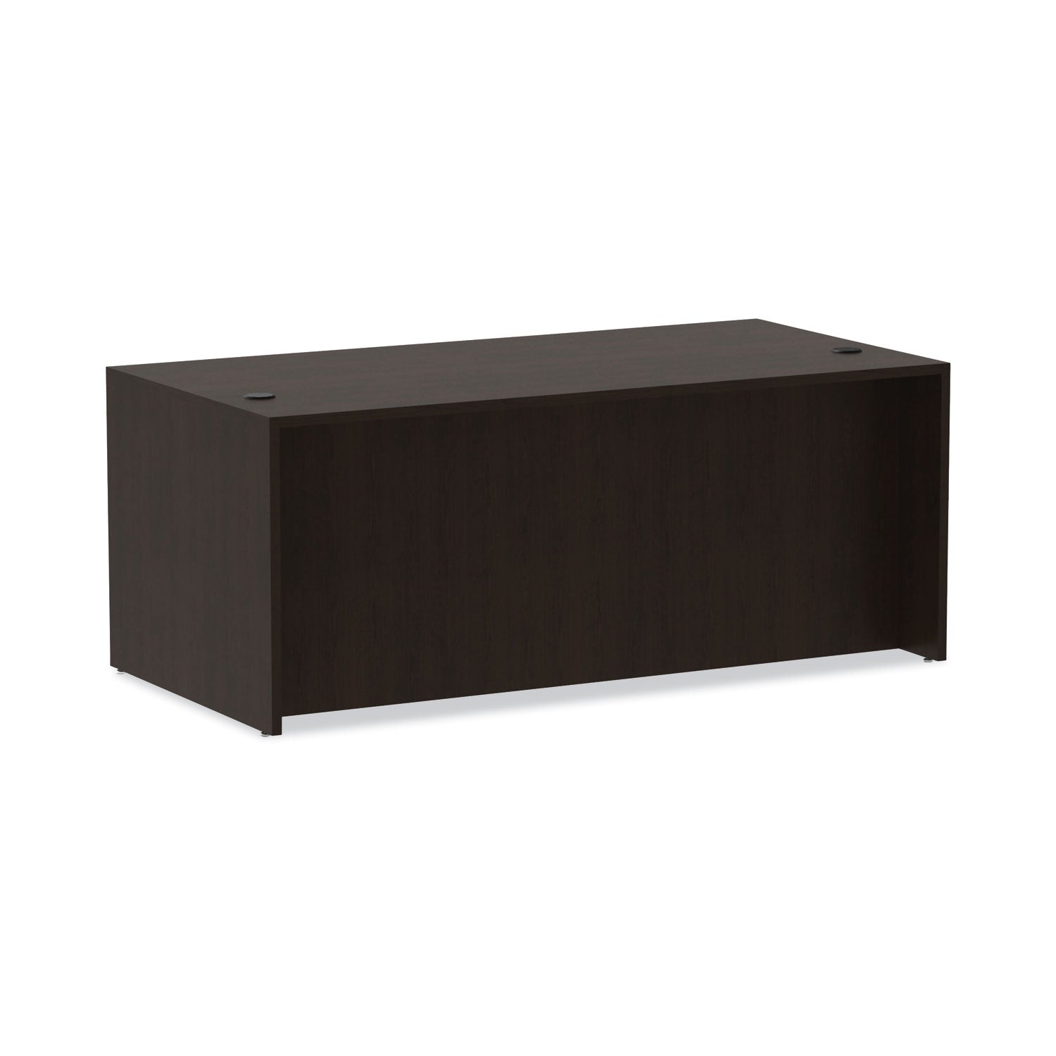 Alera® Alera Valencia Series Straight Front Desk Shell, 71" X 35.5" X 29.63", Espresso