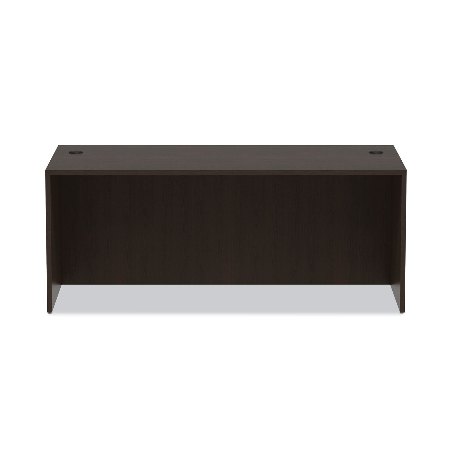 Alera® Alera Valencia Series Straight Front Desk Shell, 71" X 35.5" X 29.63", Espresso
