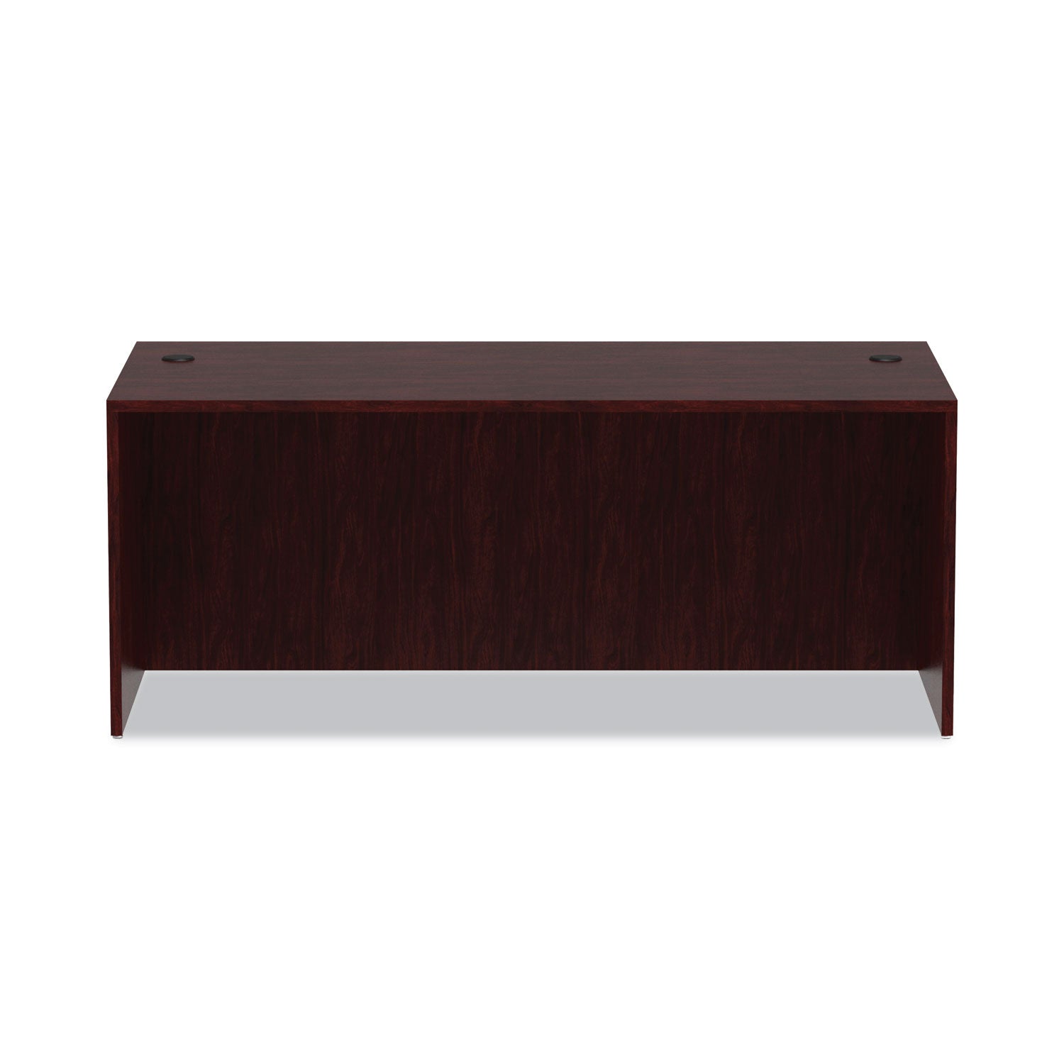 Alera® Alera Valencia Series Straight Front Desk Shell, 71" X 35.5" X 29.63", Mahogany