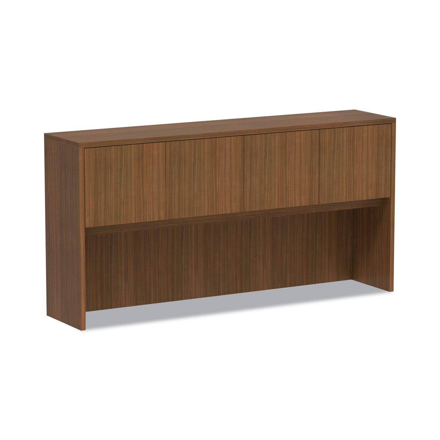 Valencia Series Hutch with Doors | Modern Walnut