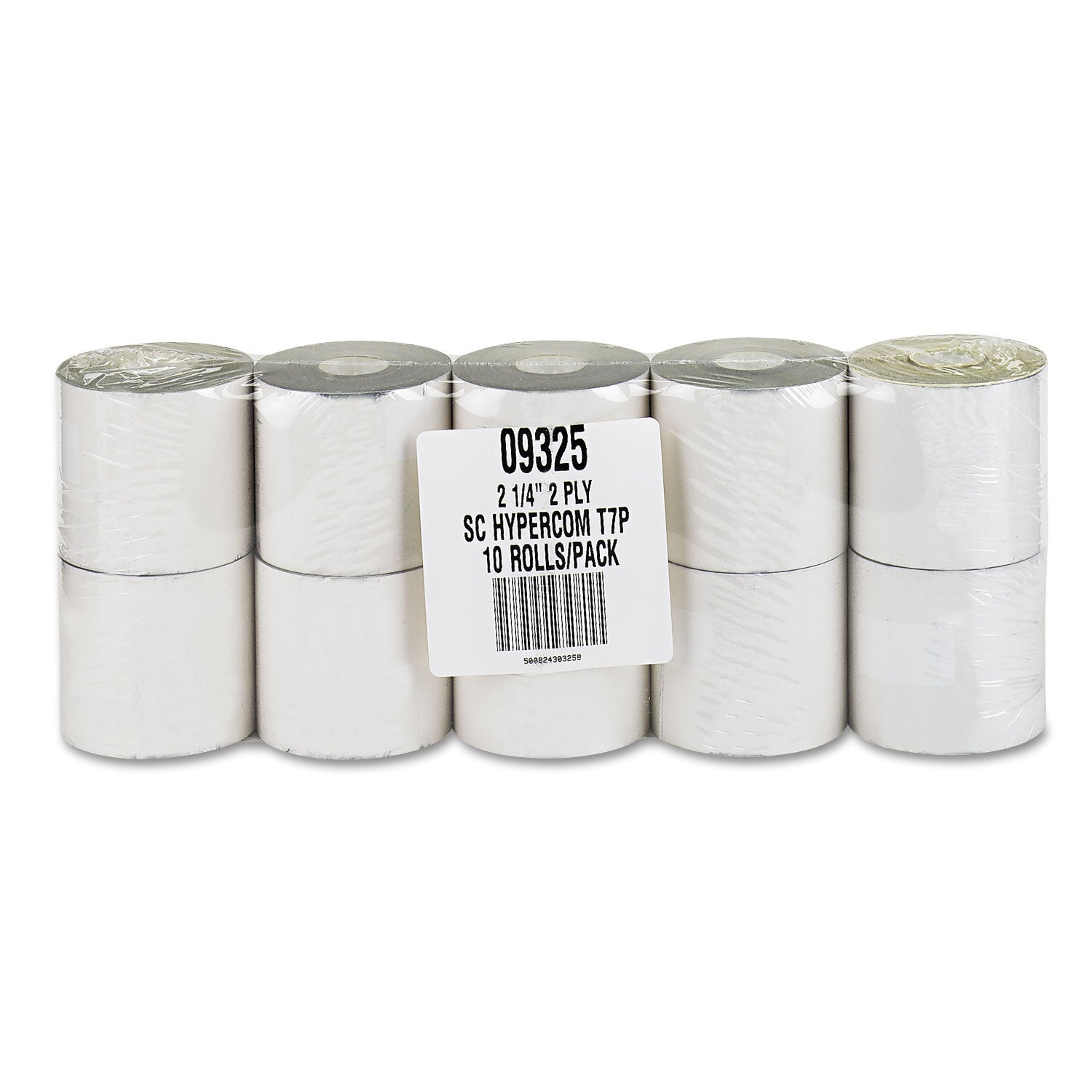 Iconex™ Impact Printing Carbonless Paper Rolls, 2.25" X 70 Ft, White/canary, 10/pack