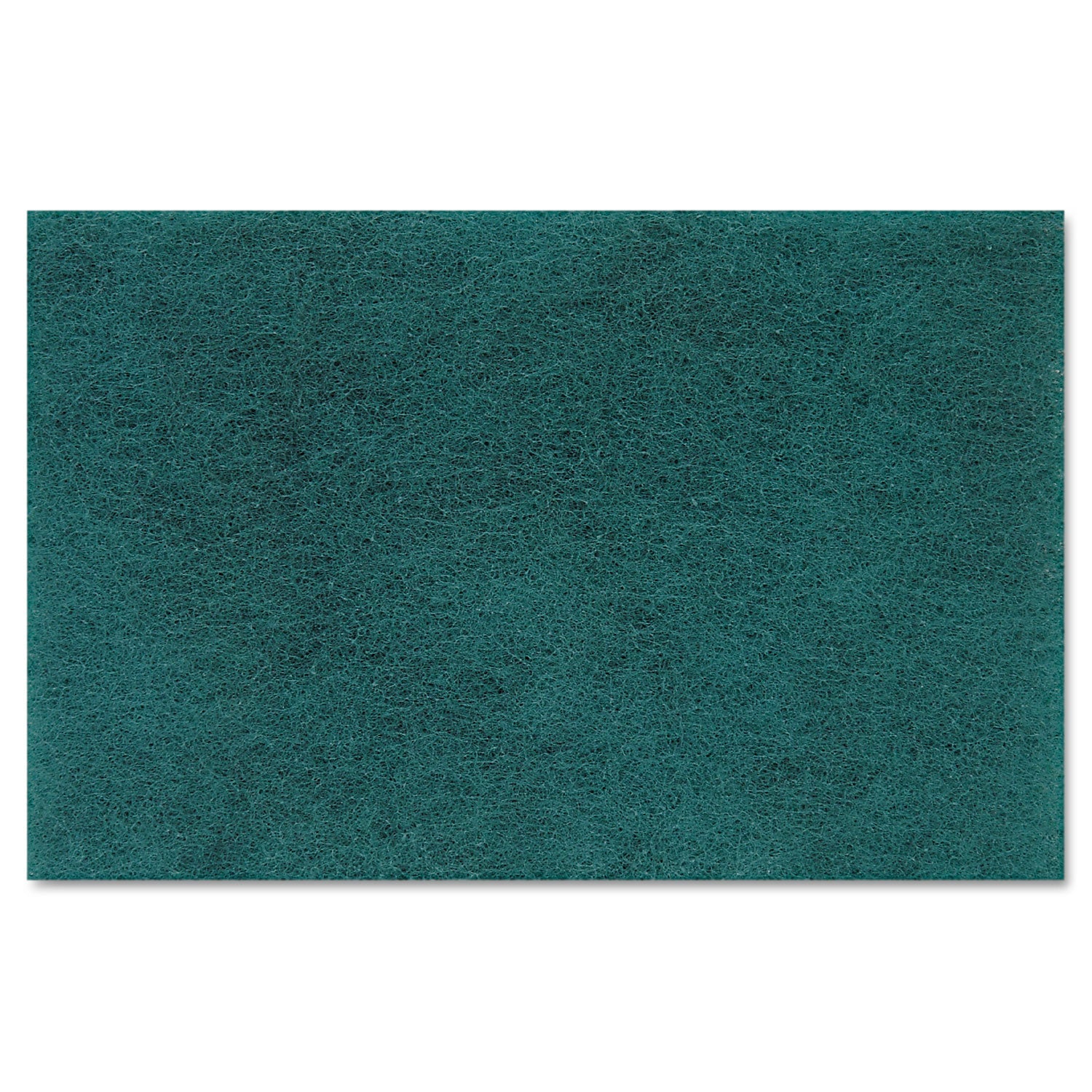Boardwalk® Medium-Duty Scouring Pad, 6 x 9, Green, 20/Carton