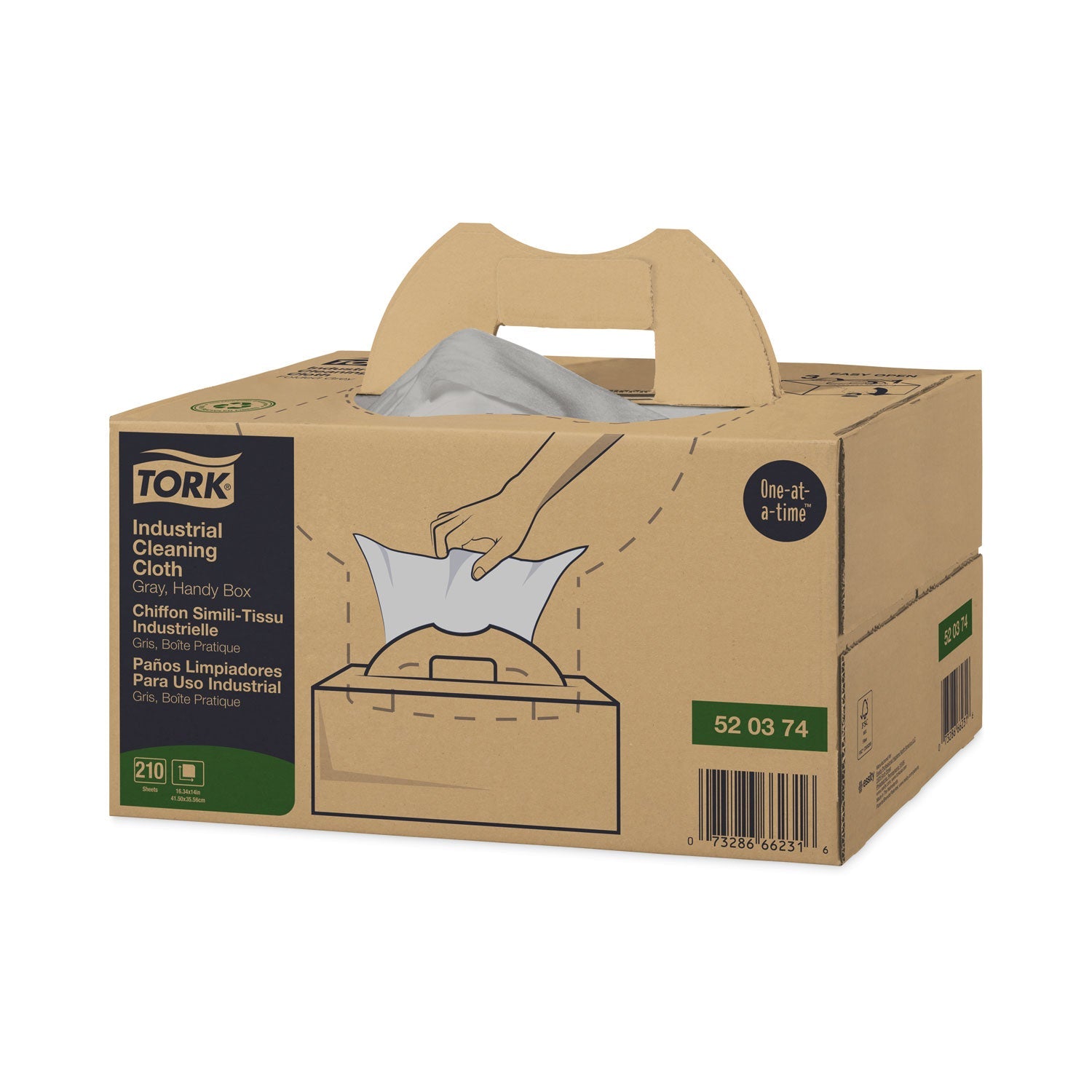 Tork® Industrial Cleaning Cloths | Gray Box
