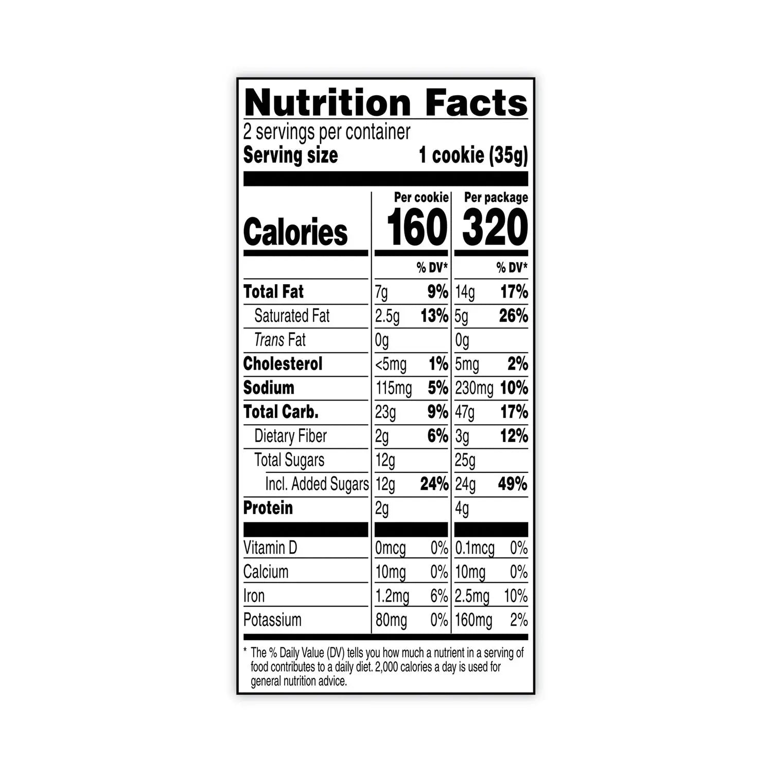 Grandma's® Big Chocolate Brownie, 2.5 oz Packet, 2 Brownies/Pack, 60 Packs/Carton