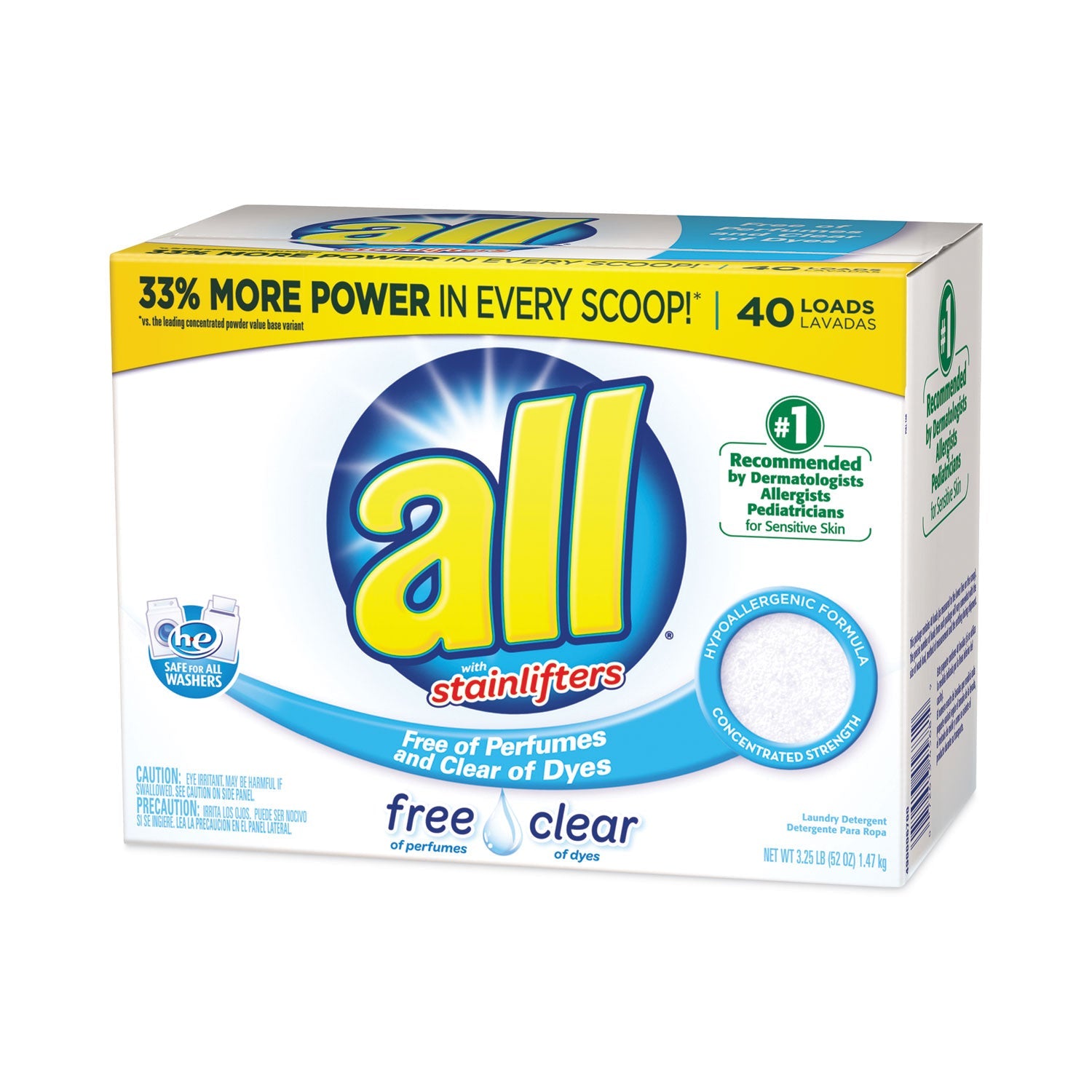 All® All-Purpose Powder Detergent, 52 Oz Box