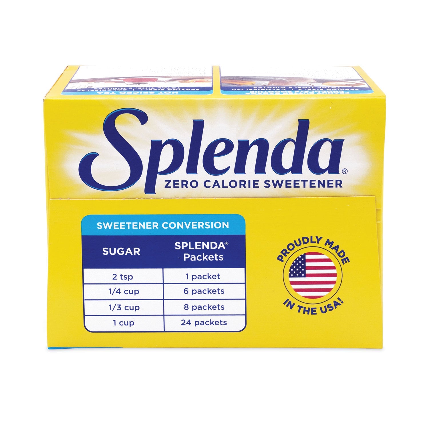 Splenda® No Calorie Sweetener, 1 g Packet, 400/Box