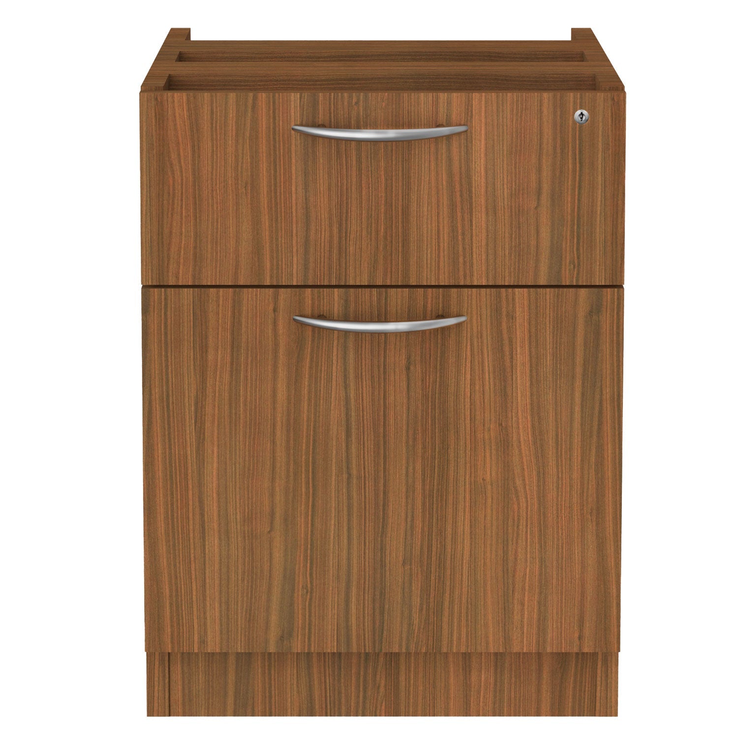 Hanging Pedestal File | 2-Drawer | Modern Walnut