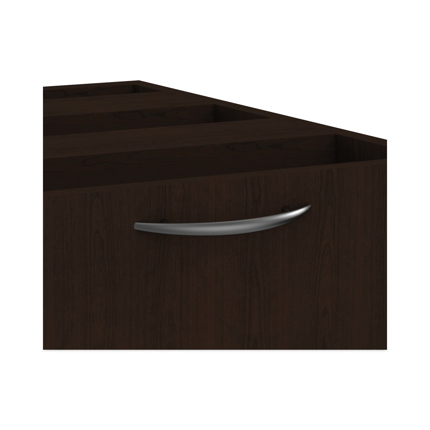 Alera® Alera Valencia Series Full Pedestal File, Left/right, 3-Drawers: Box/box/file, Legal/letter, Espresso, 15.63" X 20.5" X 28.5"