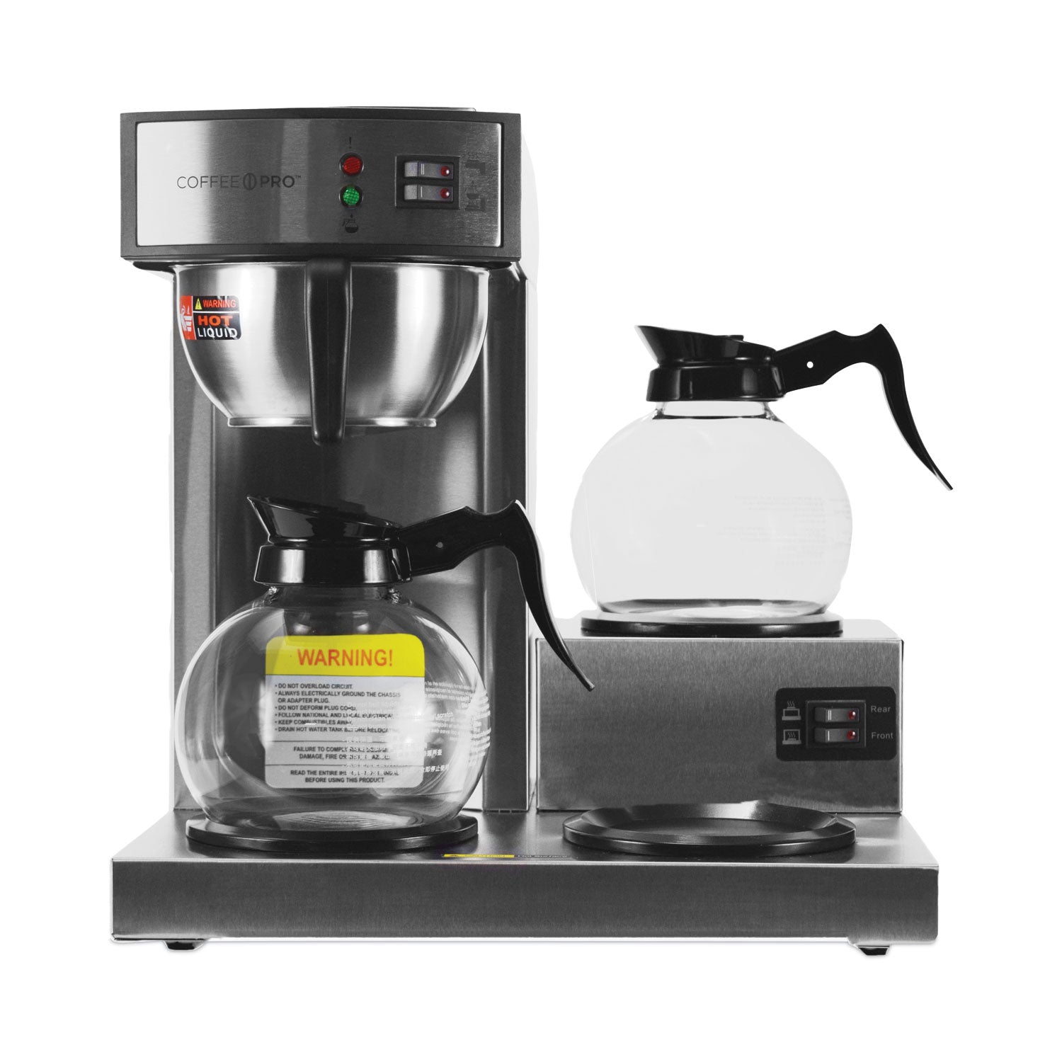 Coffee Pro Three-Burner Institutional Coffee Maker