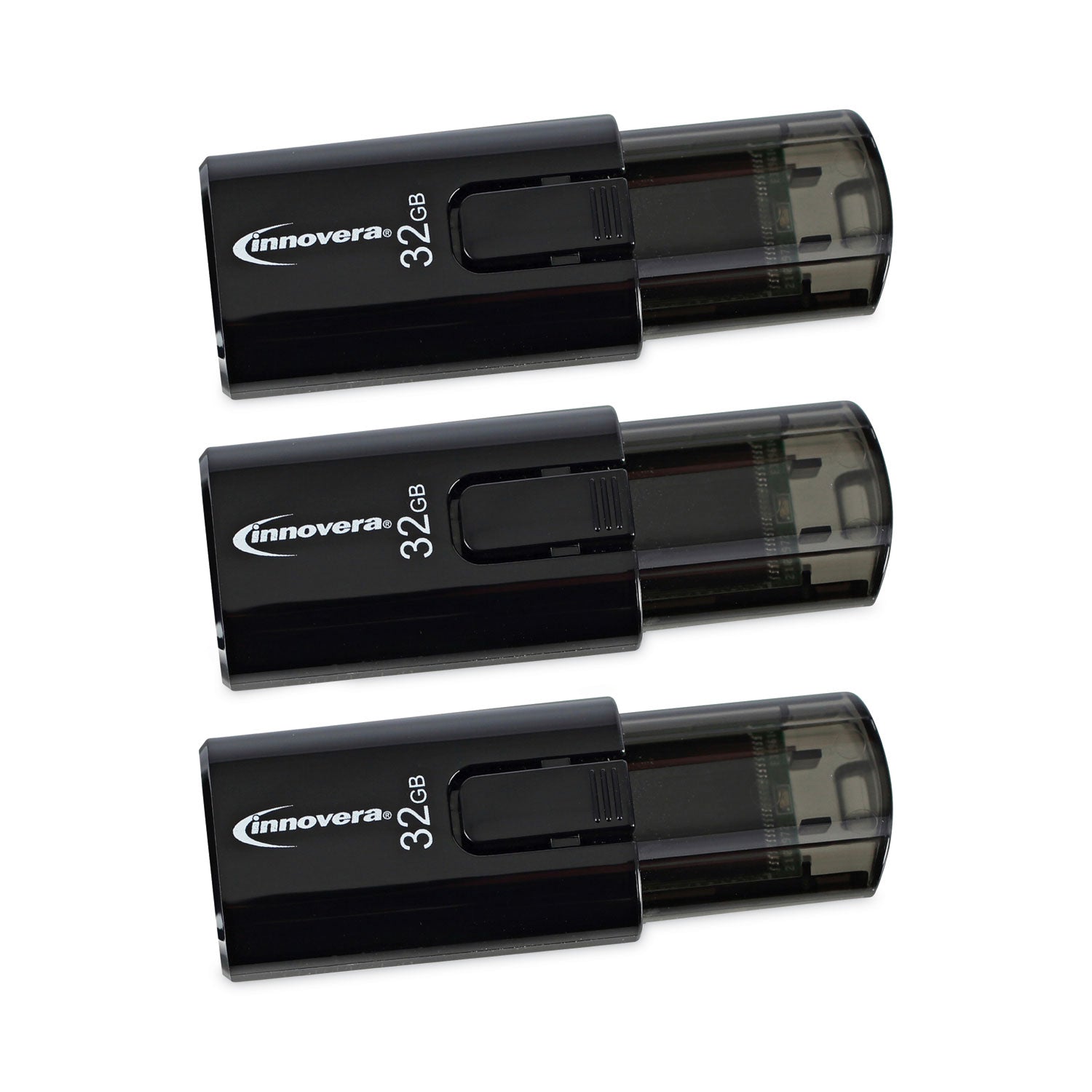 Innovera® Usb 3.0 Flash Drive, 32 Gb, 3/pack