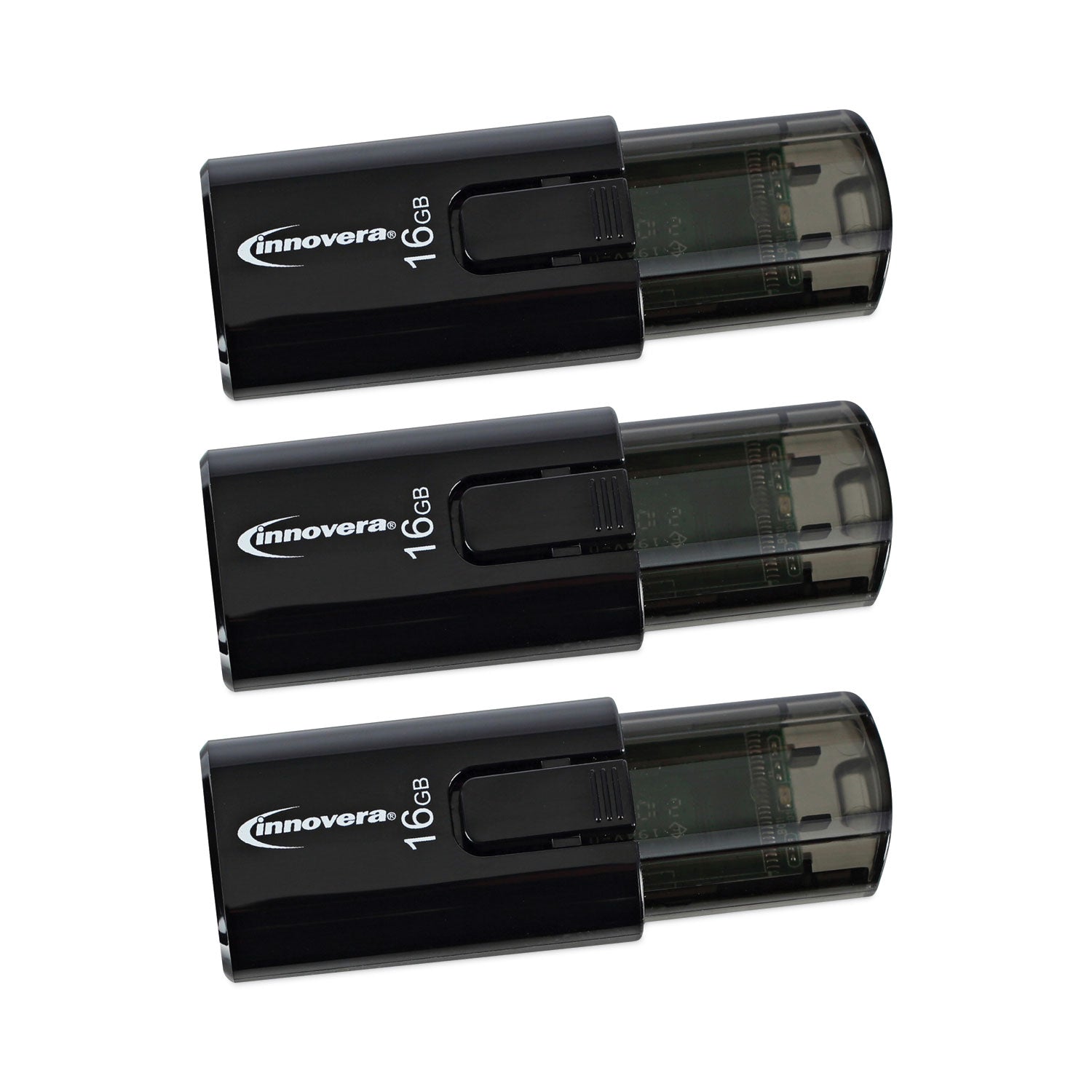 Innovera® Usb 3.0 Flash Drive, 16 Gb, 3/pack