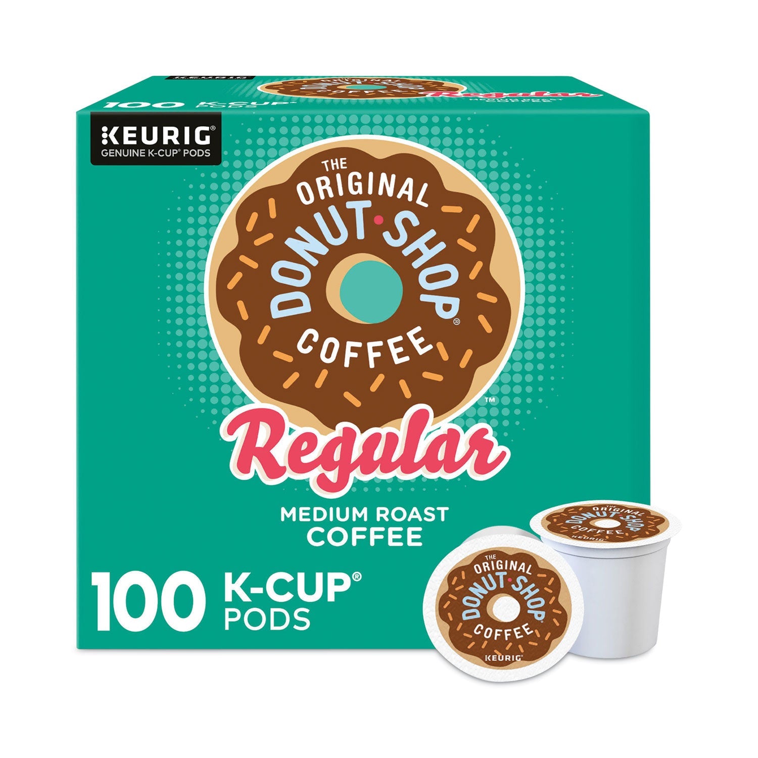 The Original Donut Shop® Donut Shop Coffee K-Cups, Regular, 80/Carton