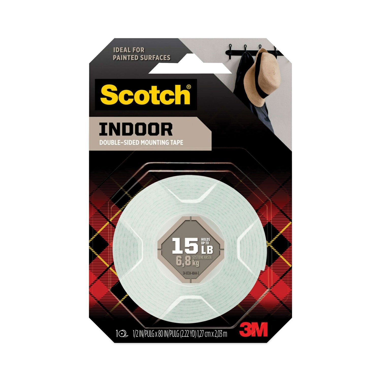 Scotch Permanent Foam Mounting Tape | 15 lbs