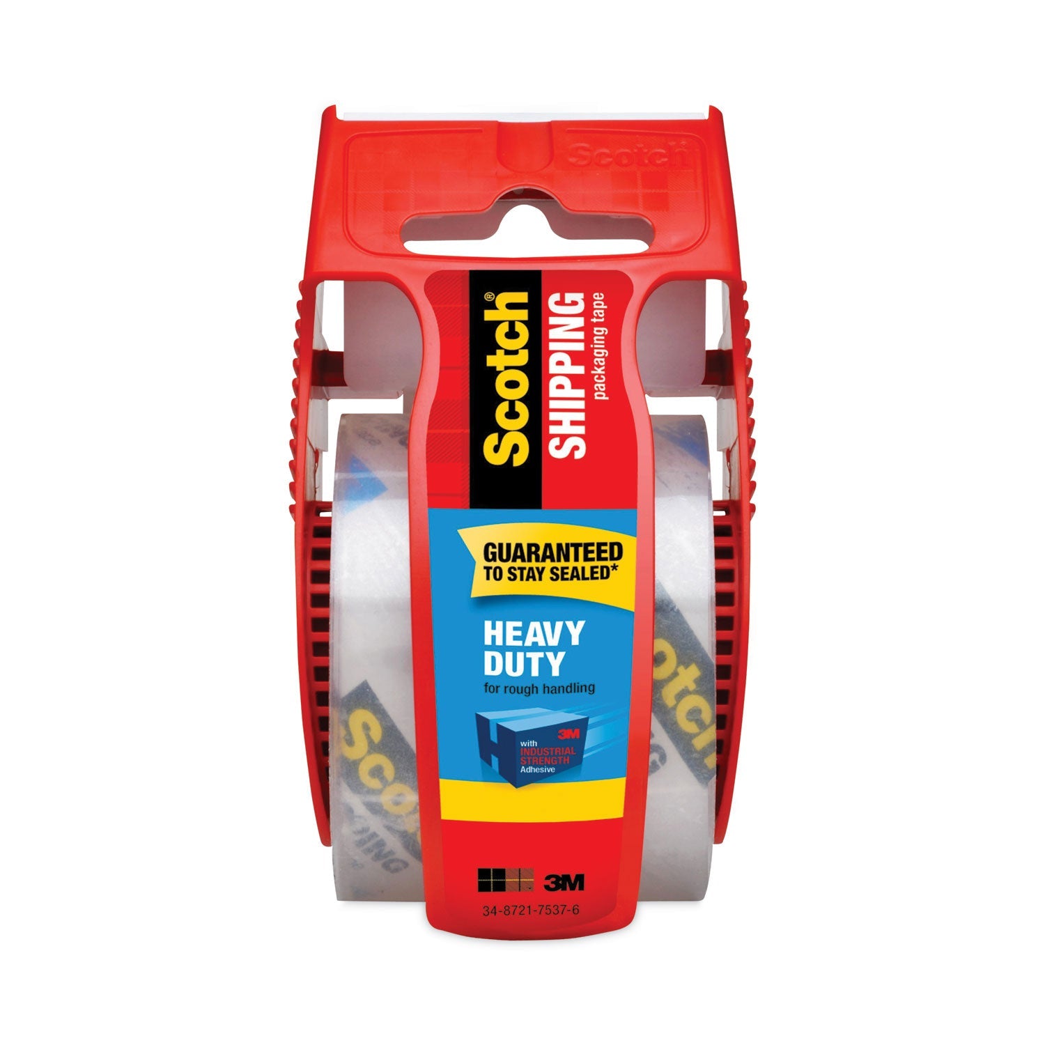 Scotch® 3850 Heavy-Duty Packaging Tape With Dispenser, 1.5" Core, 1.88" X 66.66 Ft, Clear