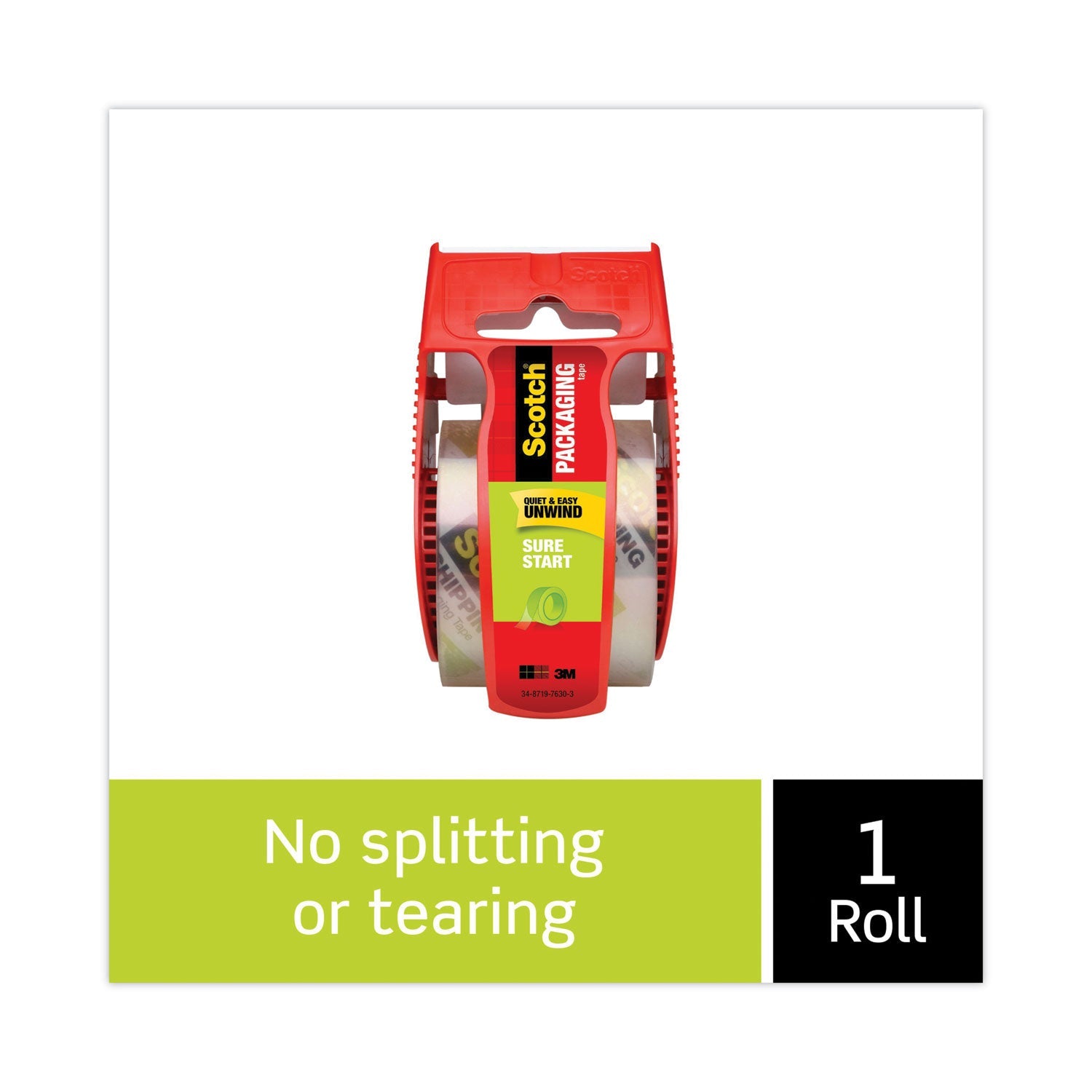 Scotch Sure Start Packaging Tape | Dispenser