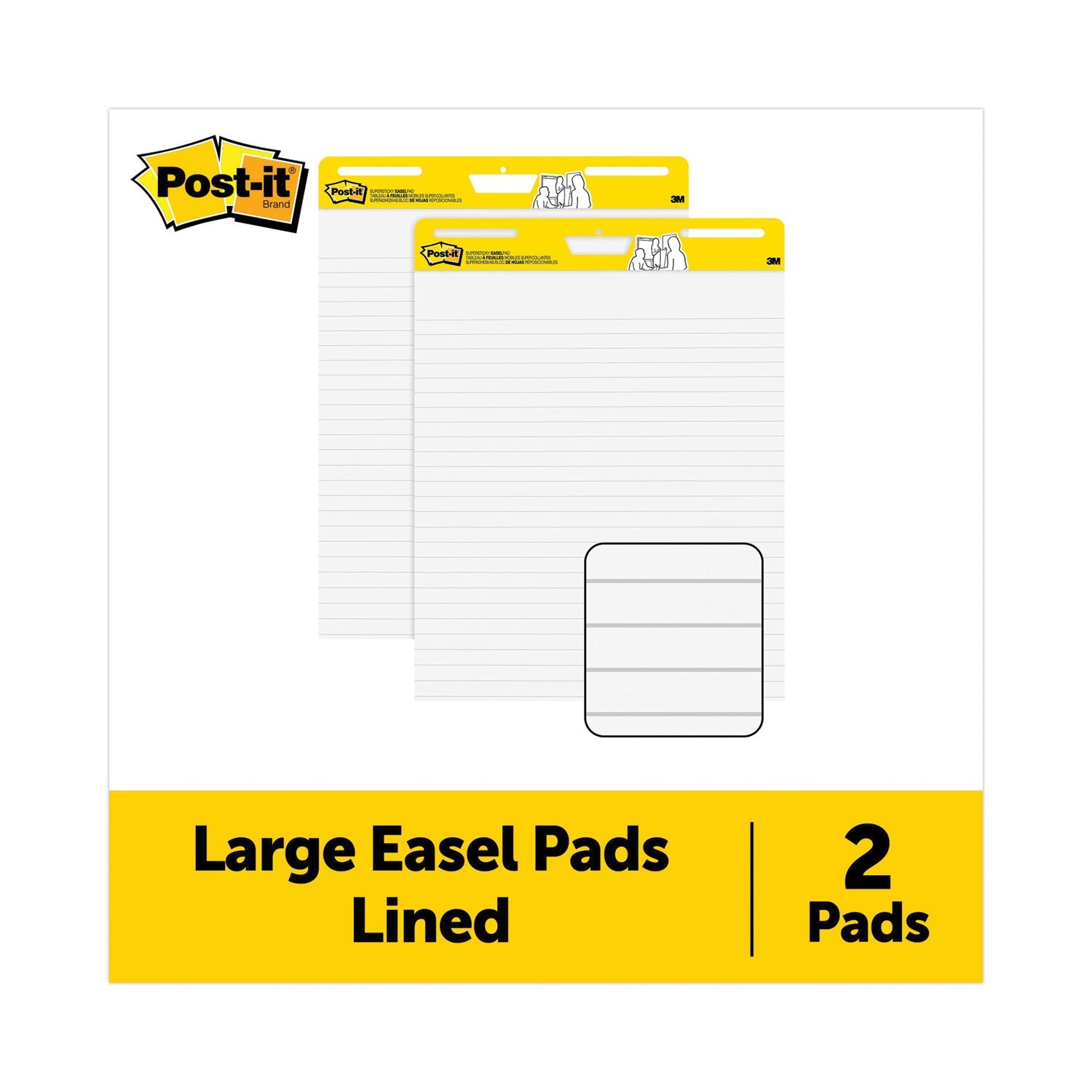 Super Sticky Self-Stick Easel Pads | 2-Pack