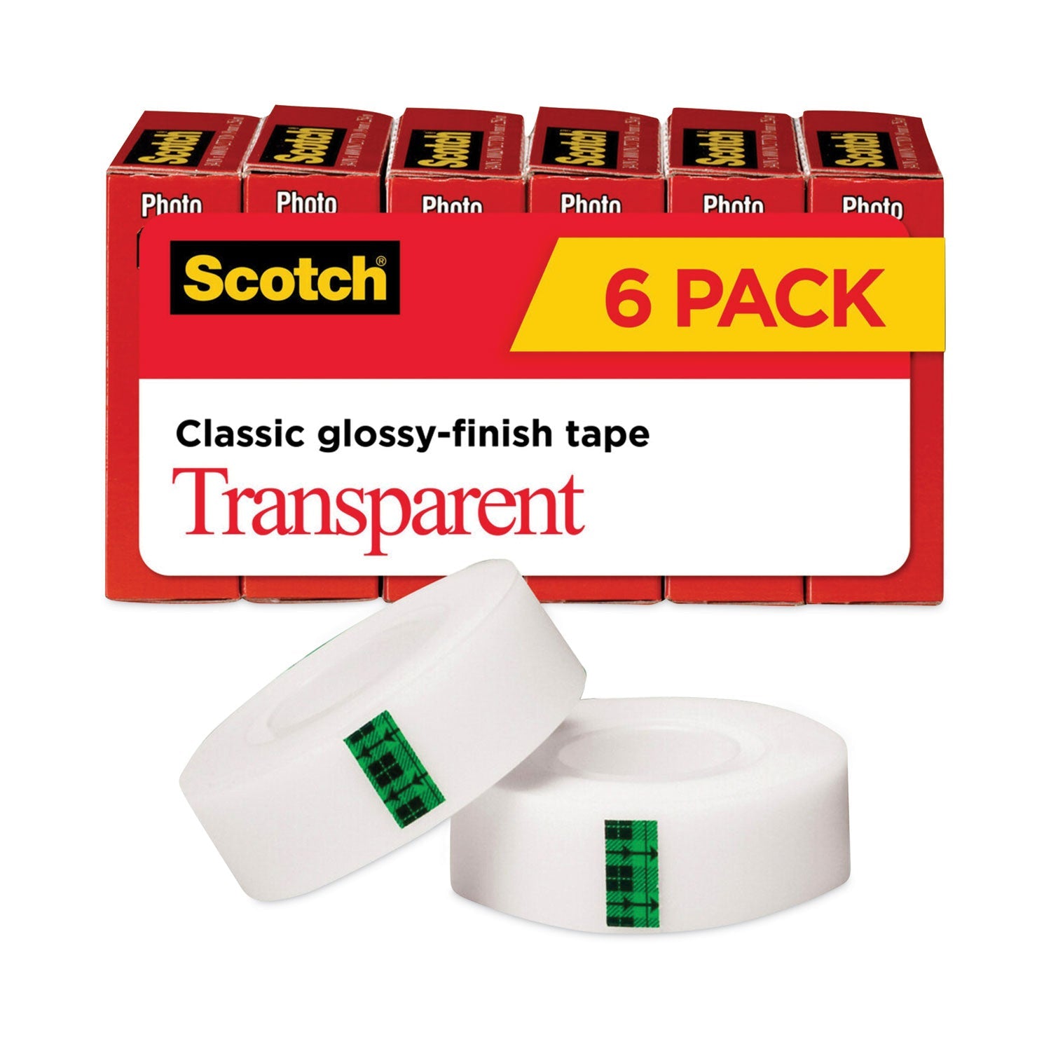 Scotch® Transparent Tape | 6-Pack