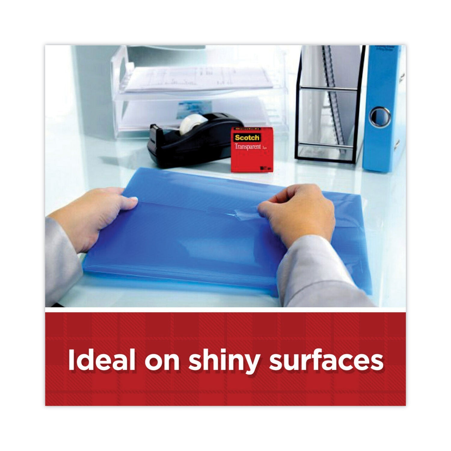 Scotch® Transparent Tape, 1" Core, 0.75" X 83.33 Ft, Transparent, 12/pack