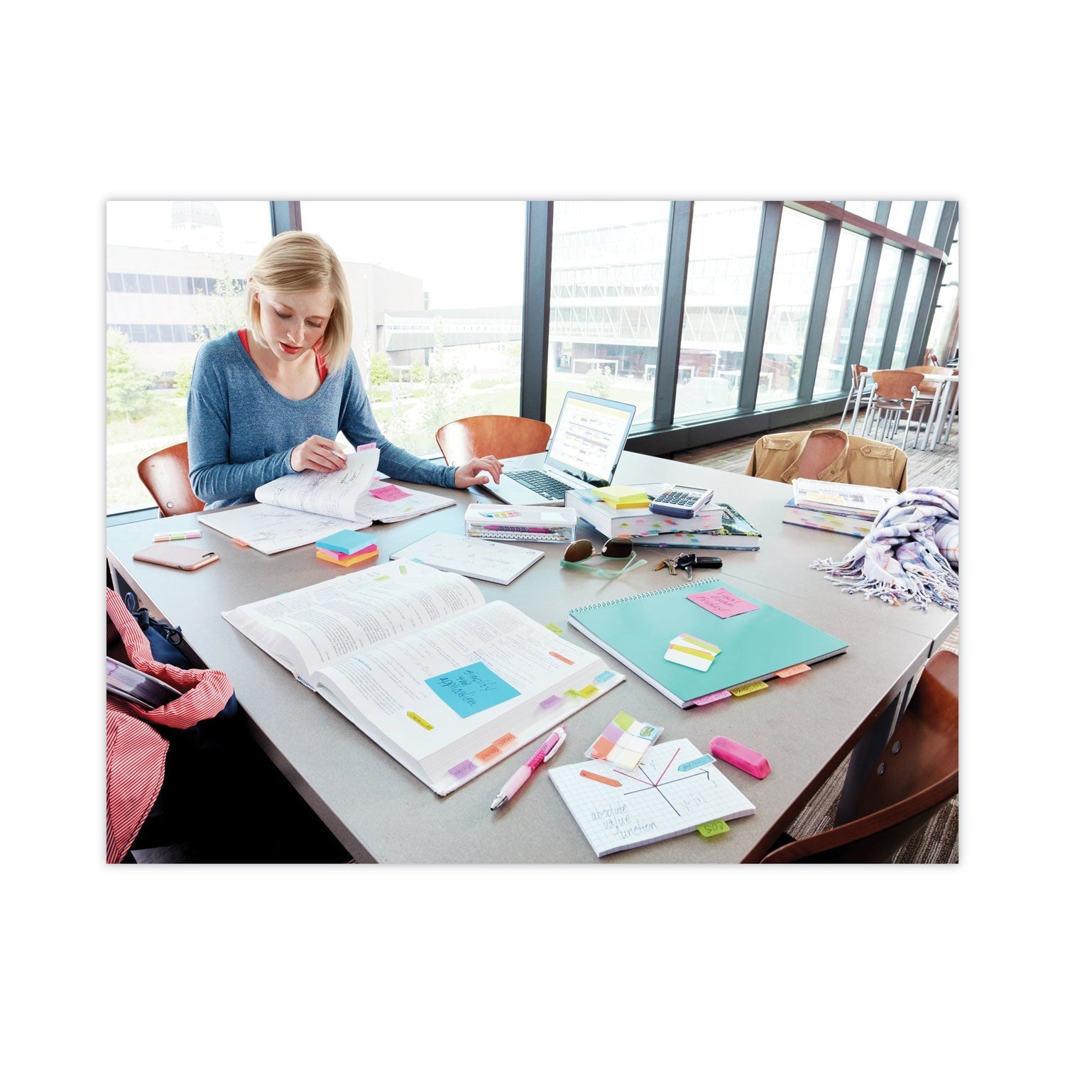 Post-it® Flags Standard Page Flags in Dispenser, Bright Green, 50 Flags/Dispenser, 2 Dispensers/Pack