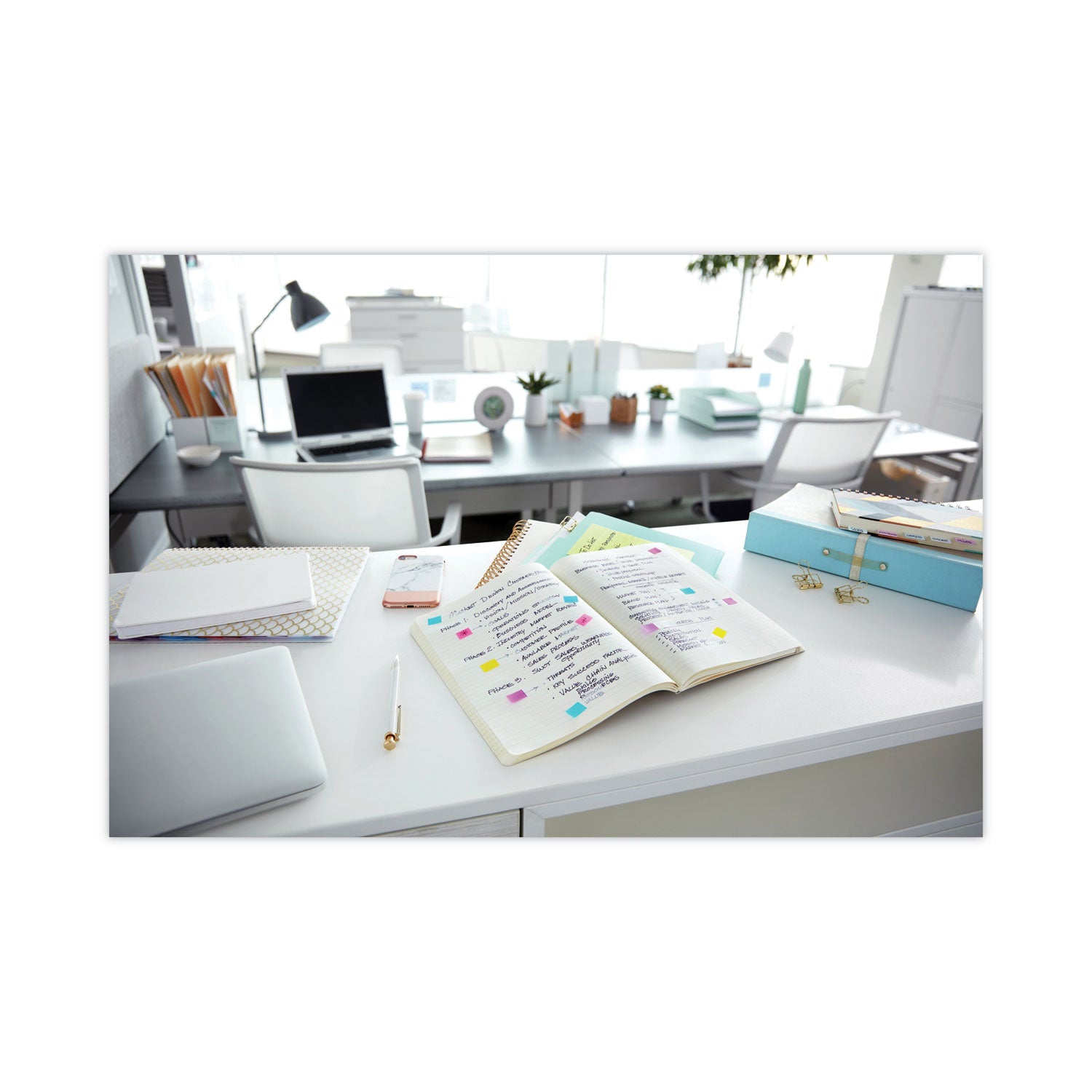 Post-it® Flags Standard Page Flags in Dispenser, Green, 50 Flags/Dispenser, 2 Dispensers/Pack