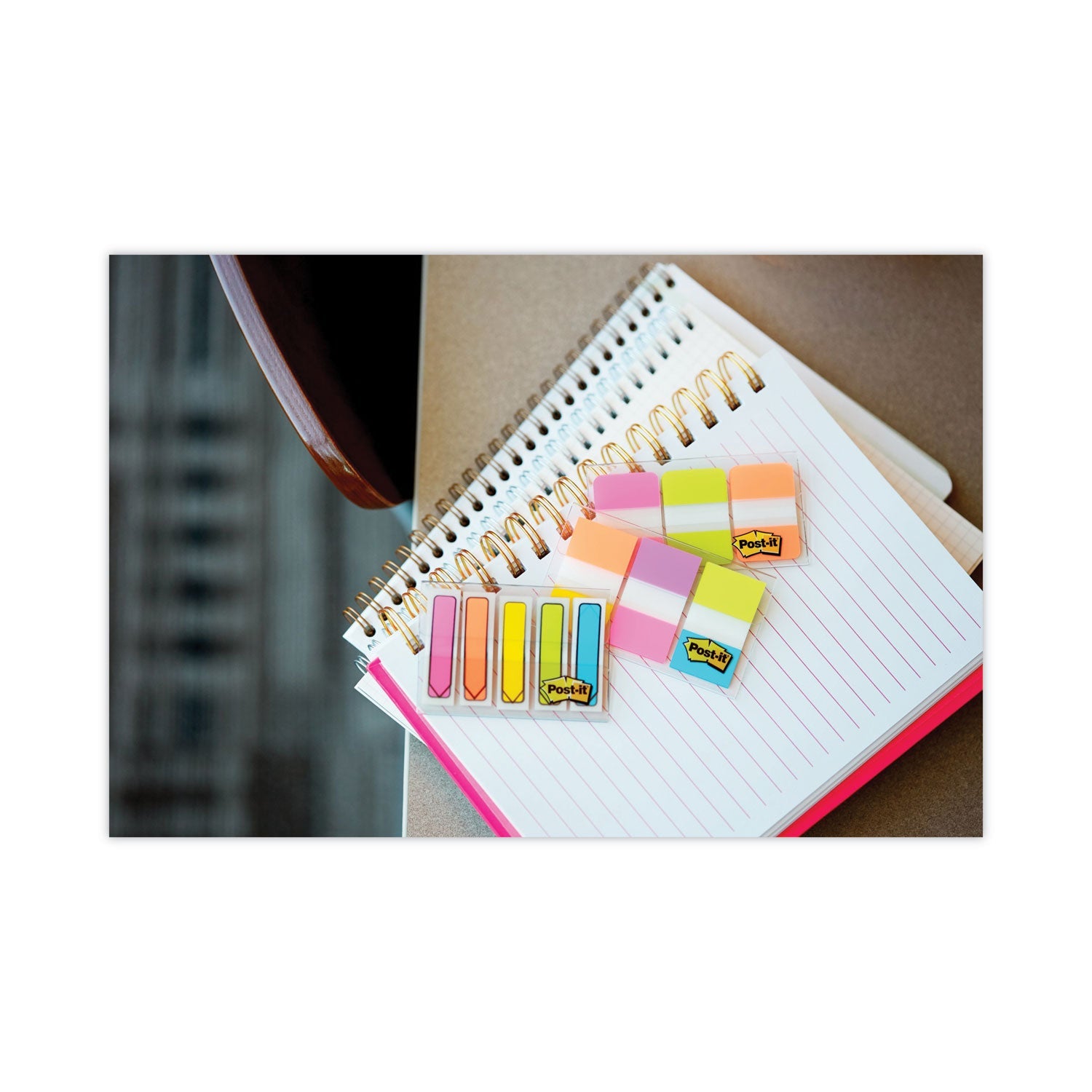 Post-it® Flags Standard Page Flags in Dispenser, Green, 50 Flags/Dispenser, 2 Dispensers/Pack