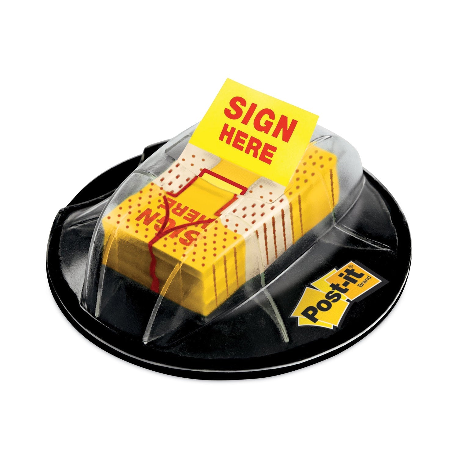 Post-it Flags Dispenser | "Sign Here" Yellow