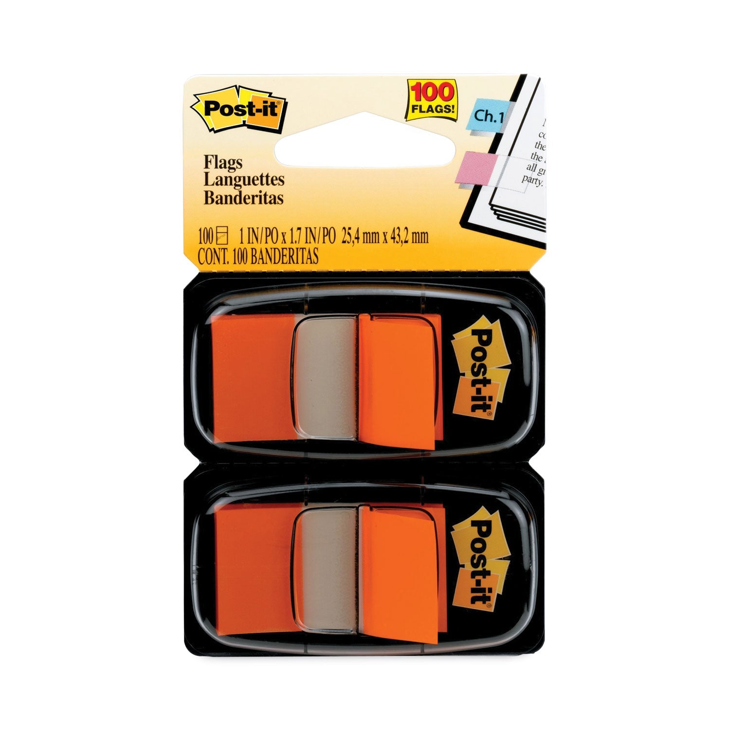 Post-it® Flags | Orange | 2-Pack Dispensers