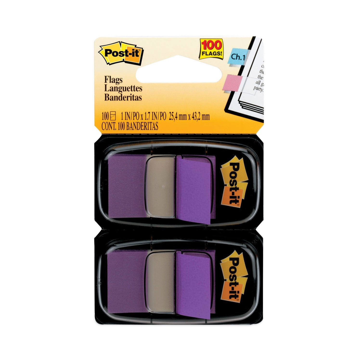 Post-it® Flags | Purple | 2-Pack Dispensers