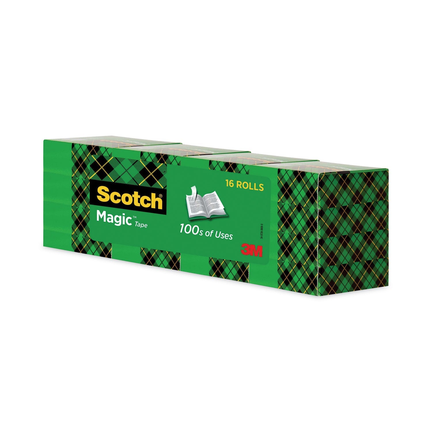 Scotch® Magic Tape Value Pack, 1" Core, 0.75" X 83.33 Ft, Clear, 16/pack