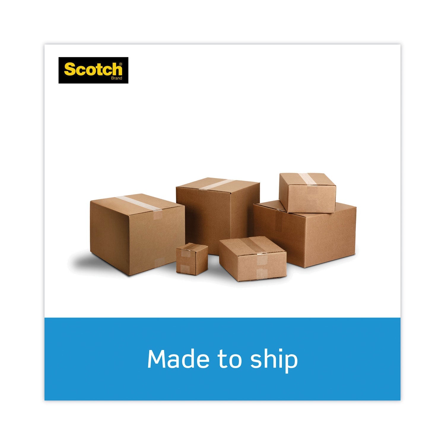 Scotch® 3850 Heavy-Duty Packaging Tape, 3" Core, 1.88" X 54.6 Yds, Clear